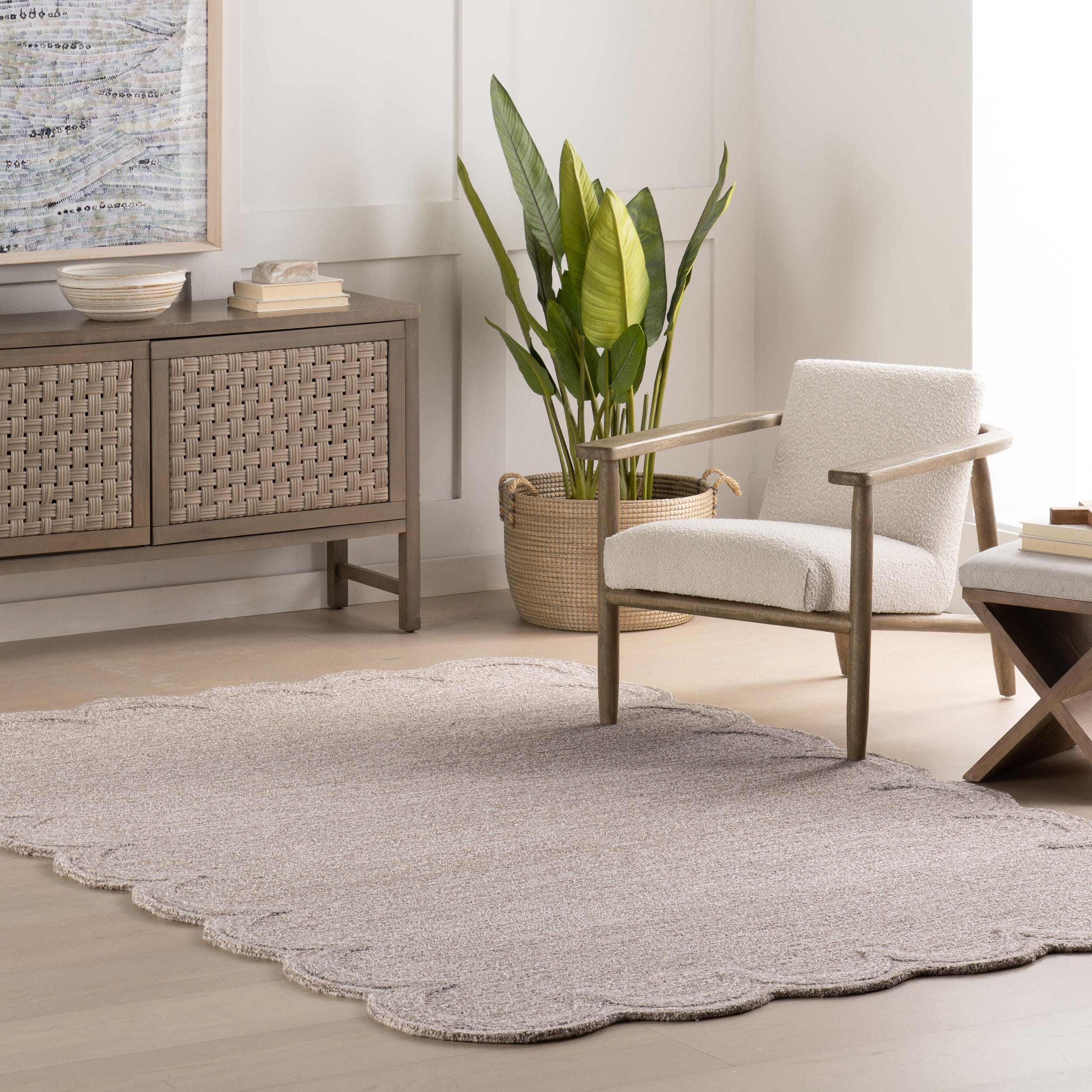 nuLOOM Elira 7' x 9' Area Rug, Mauve, rollover