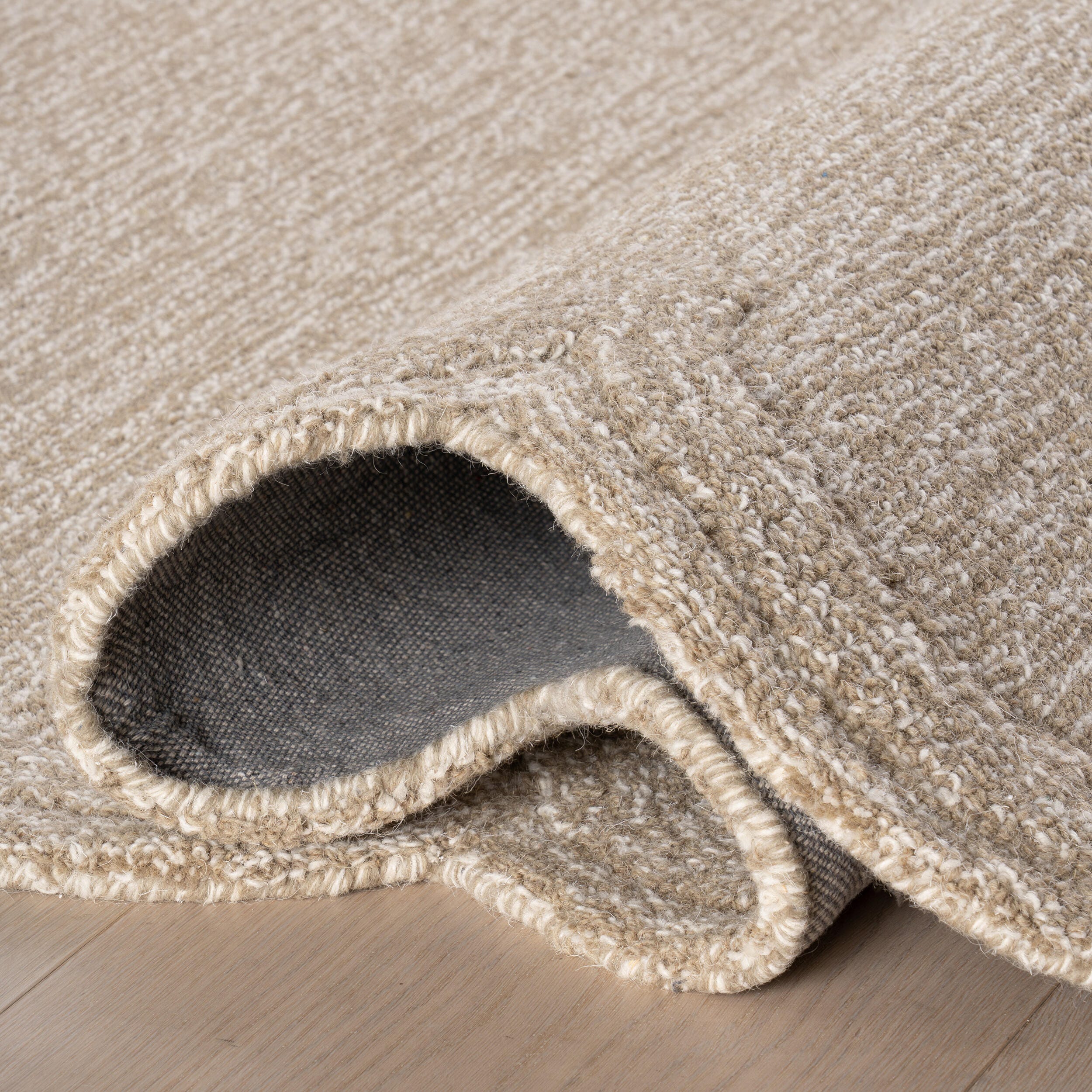 nuLOOM Elira 4' x 6' Accent Rug, Oatmeal, large