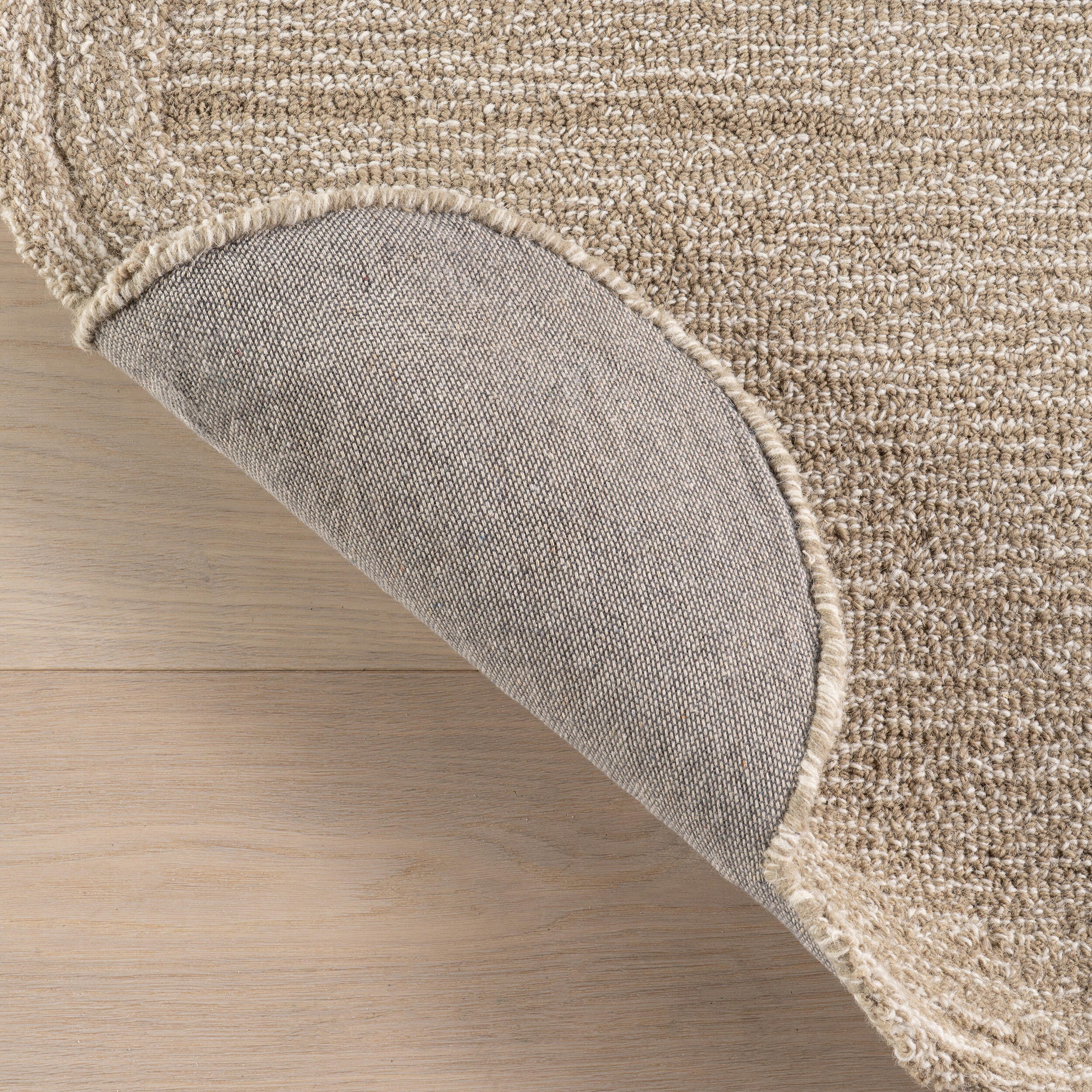 nuLOOM Elira 4' x 6' Accent Rug, Oatmeal, large