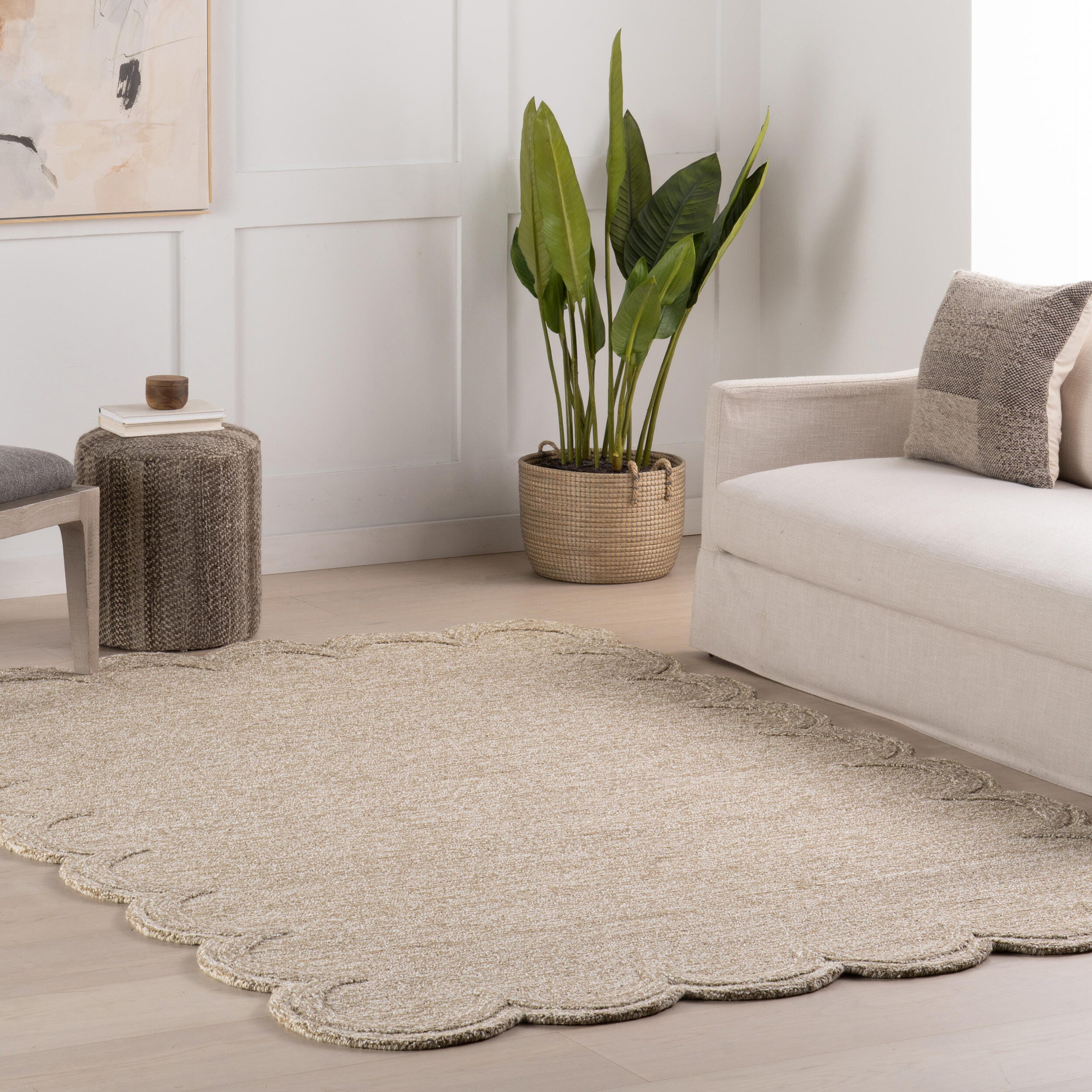 nuLOOM Elira 8' x 11' Area Rug, Oatmeal, rollover