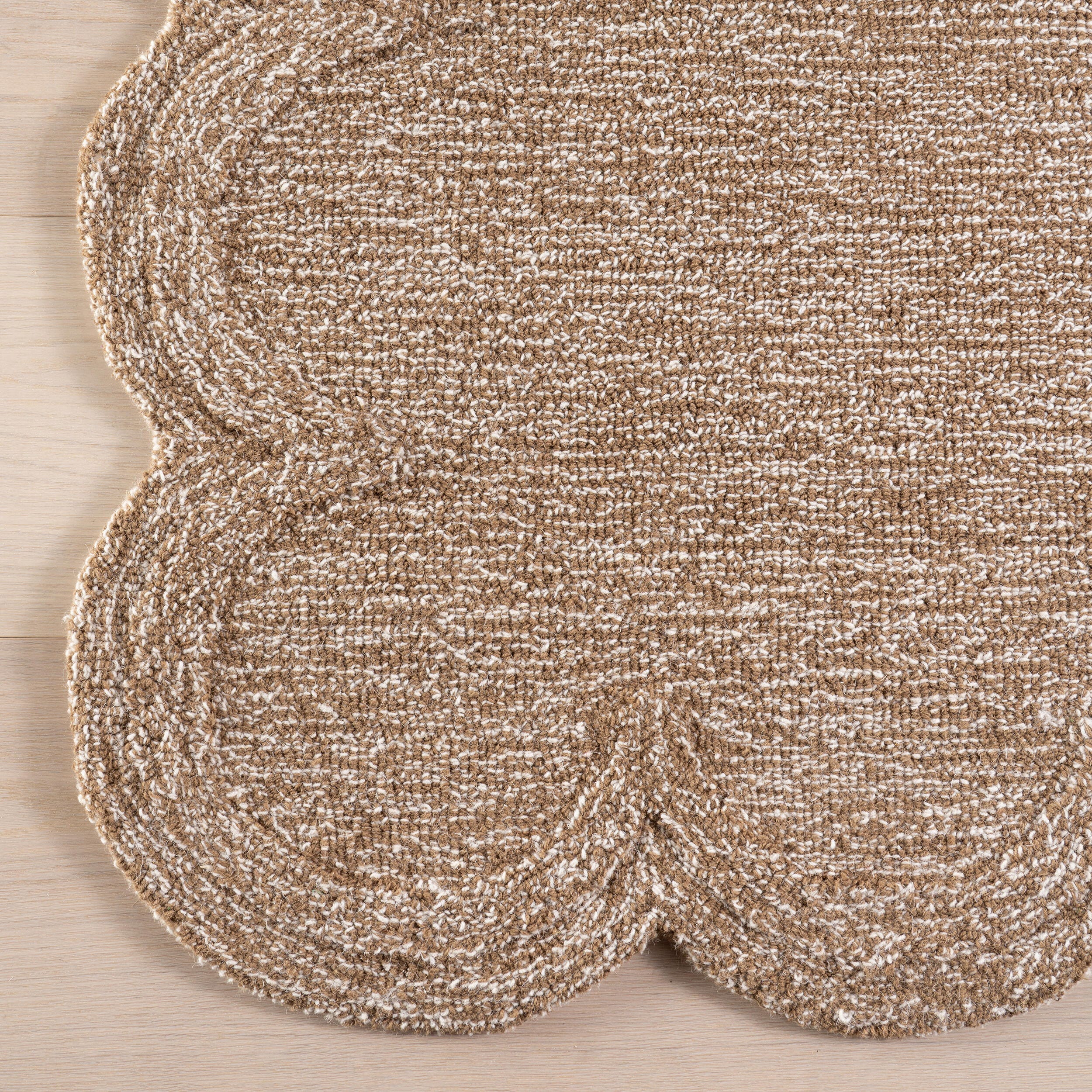 nuLOOM Elira 5' x 8' Area Rug, Tan, large