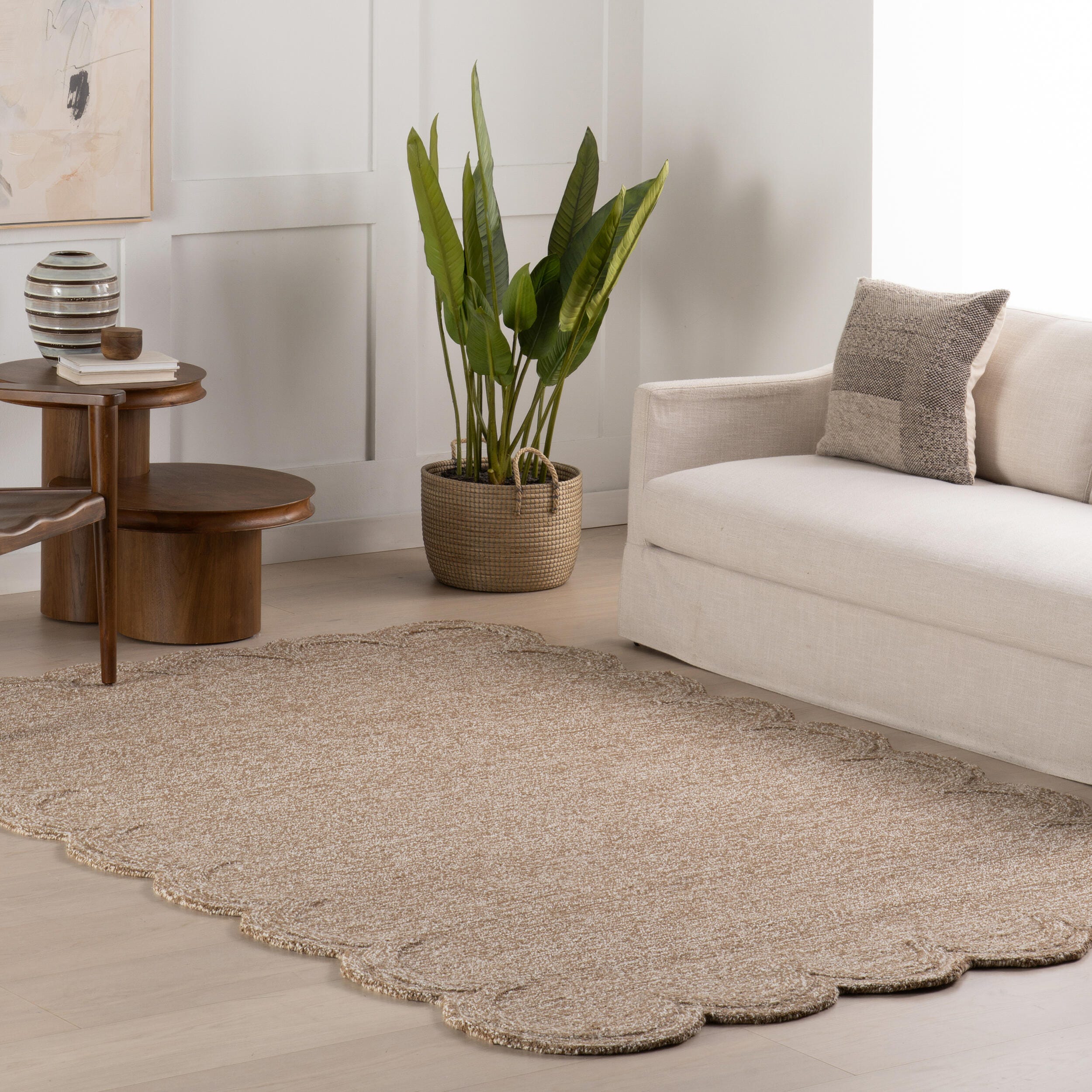 nuLOOM Elira 6' x 9' Area Rug, Tan, rollover