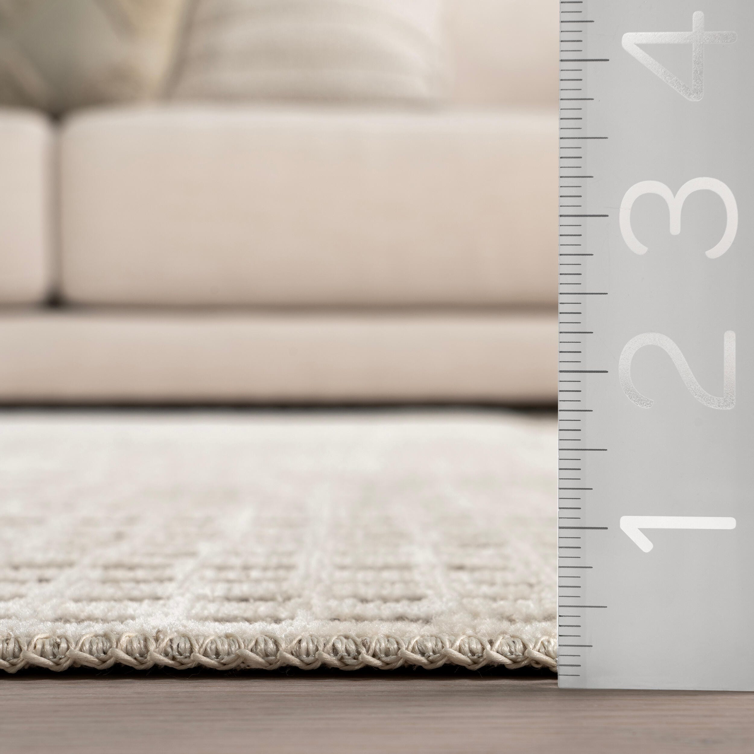 nuLOOM Kirby 8' x 10' Area Rug, Cream, large