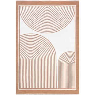 nuLOOM Malayah 5' x 8' Area Rug, Burnt Orange, large
