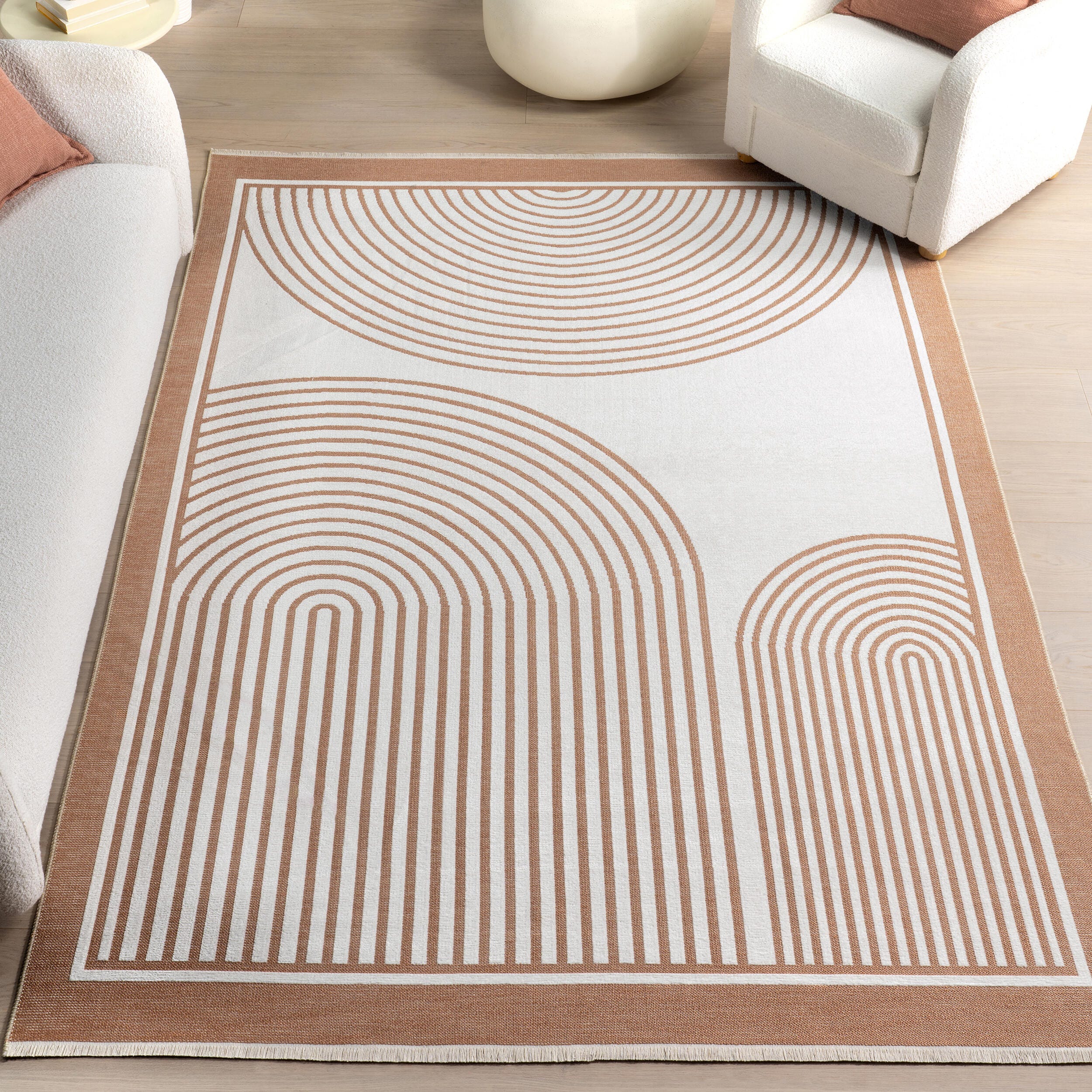 nuLOOM Malayah 7' x 9' Area Rug, Burnt Orange, rollover