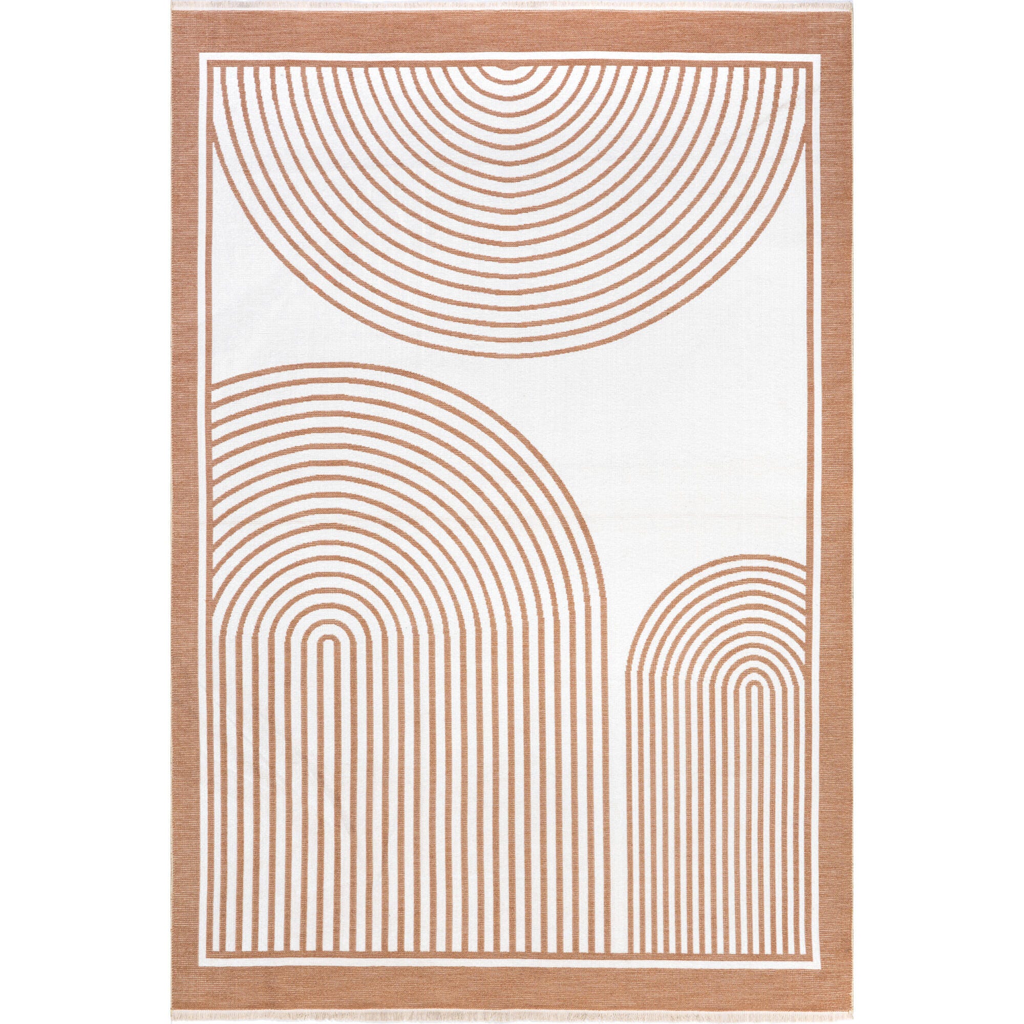 nuLOOM Malayah 7' x 9' Area Rug, Burnt Orange, large