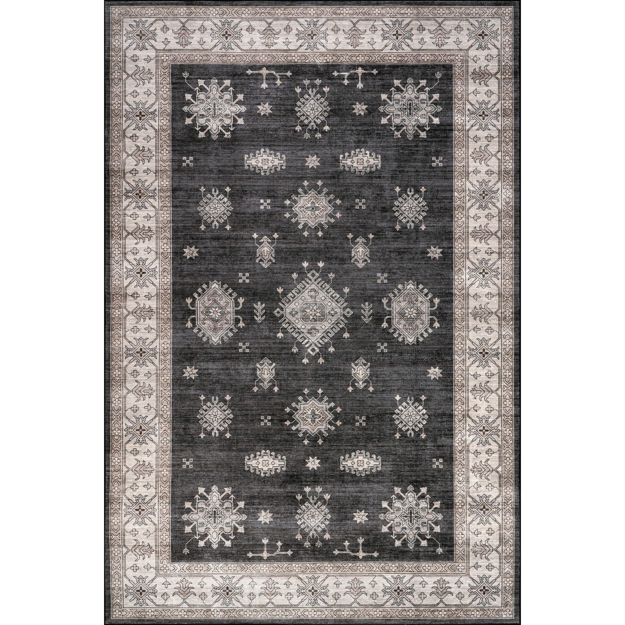 nuLOOM Moxie 8' x 10' Area Rug, Charcoal, large