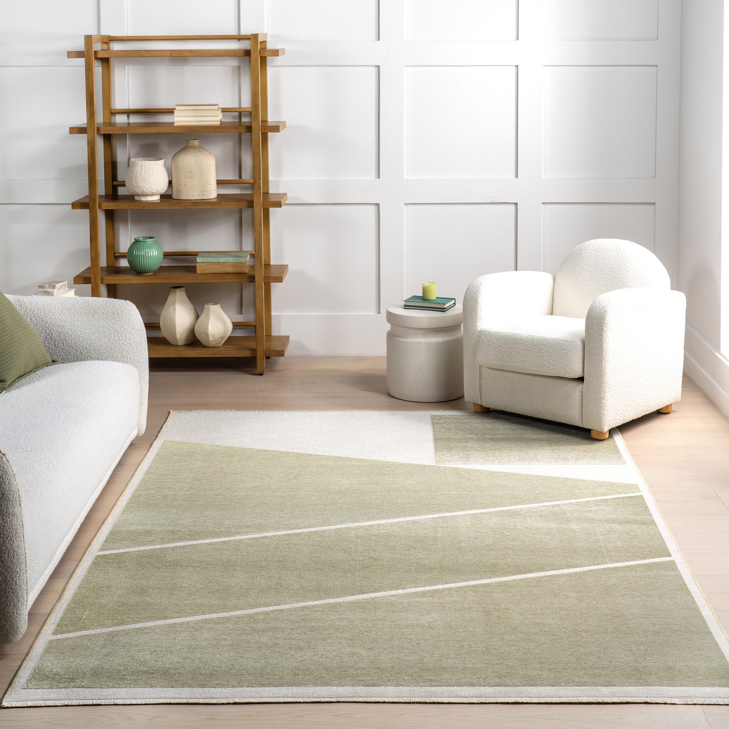 nuLOOM Murphy 5' x 8' Area Rug, Green, large