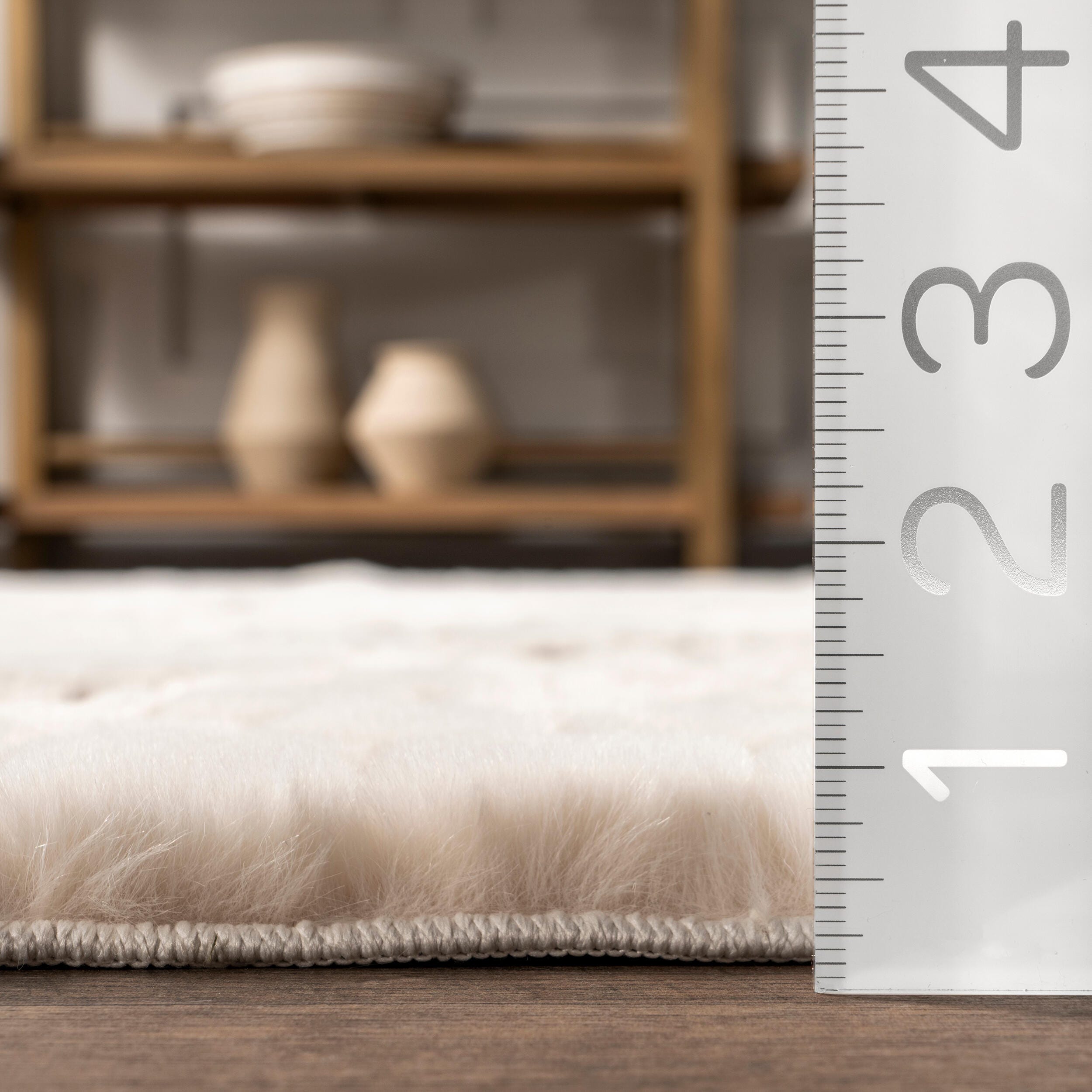 nuLOOM Nia 5' x 8' Area Rug, Beige, large