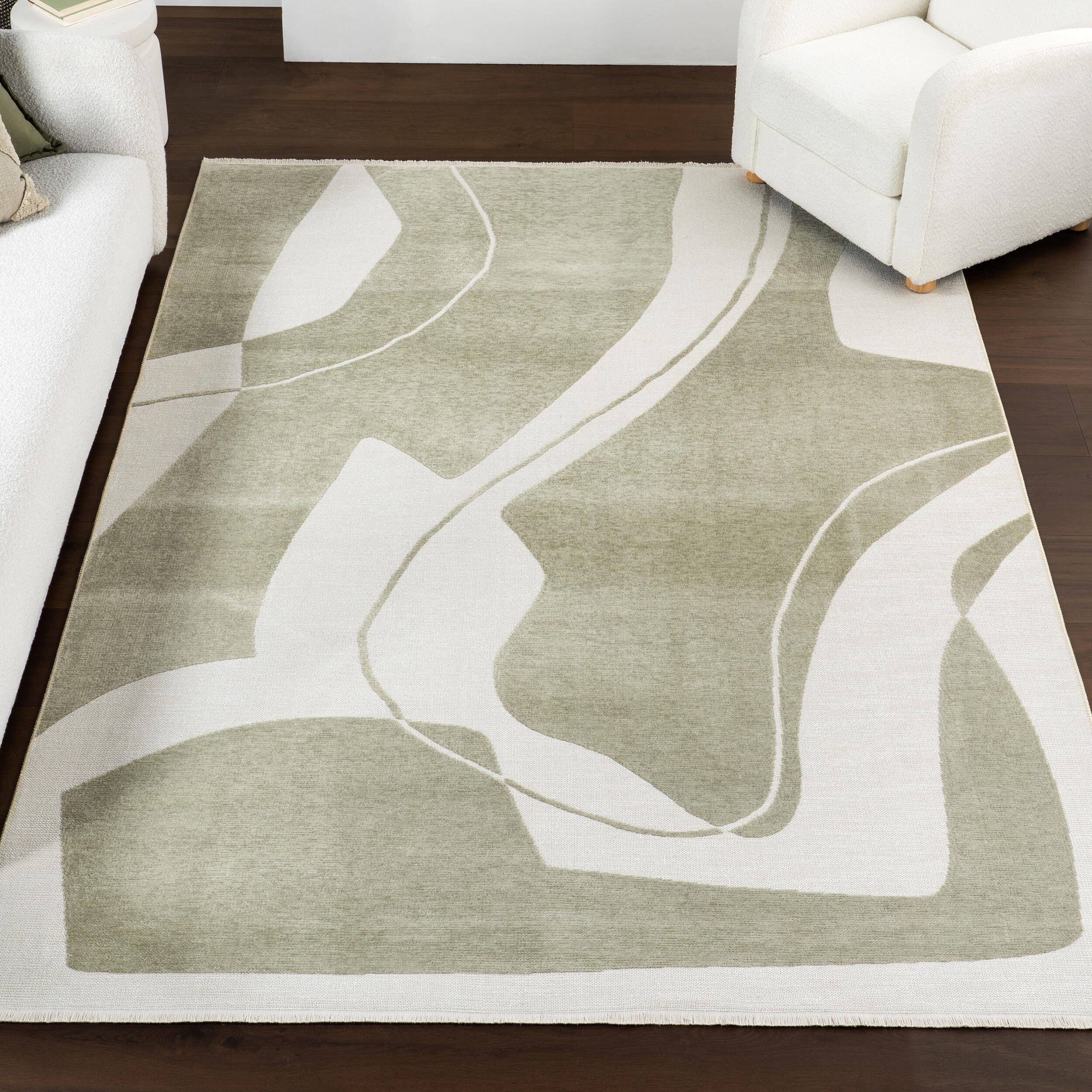 nuLOOM Sevyn 5' x 8' Area Rug, Green, rollover