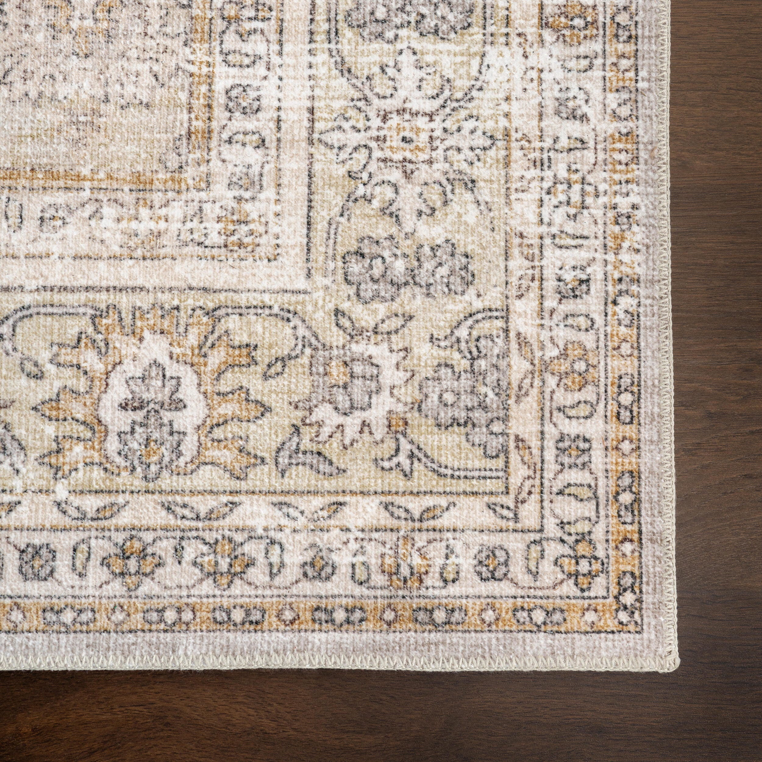 nuLOOM Sia 6' Round Area Rug, Beige, large