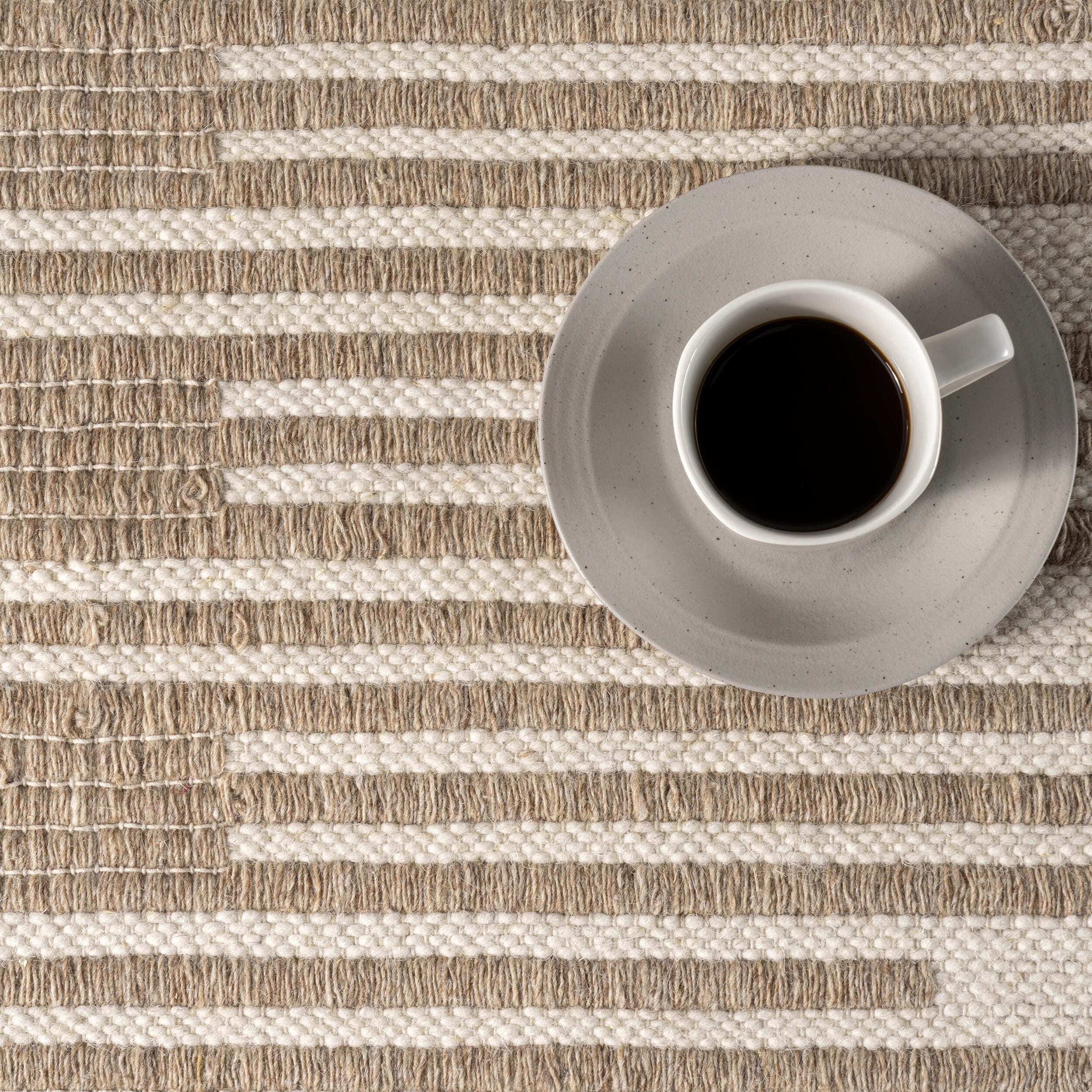 Rugs USA Drift 3' x 8' Runner Rug, Natural, large