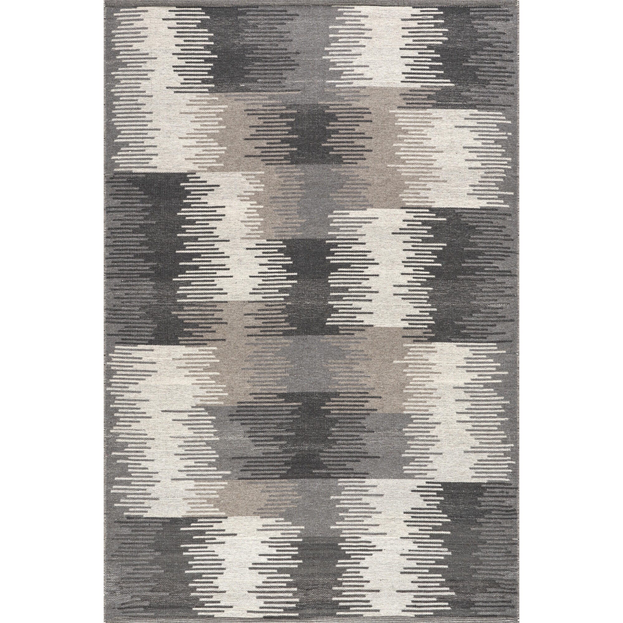 Rugs USA Memento 10' x 14' Area Rug, Charcoal, large