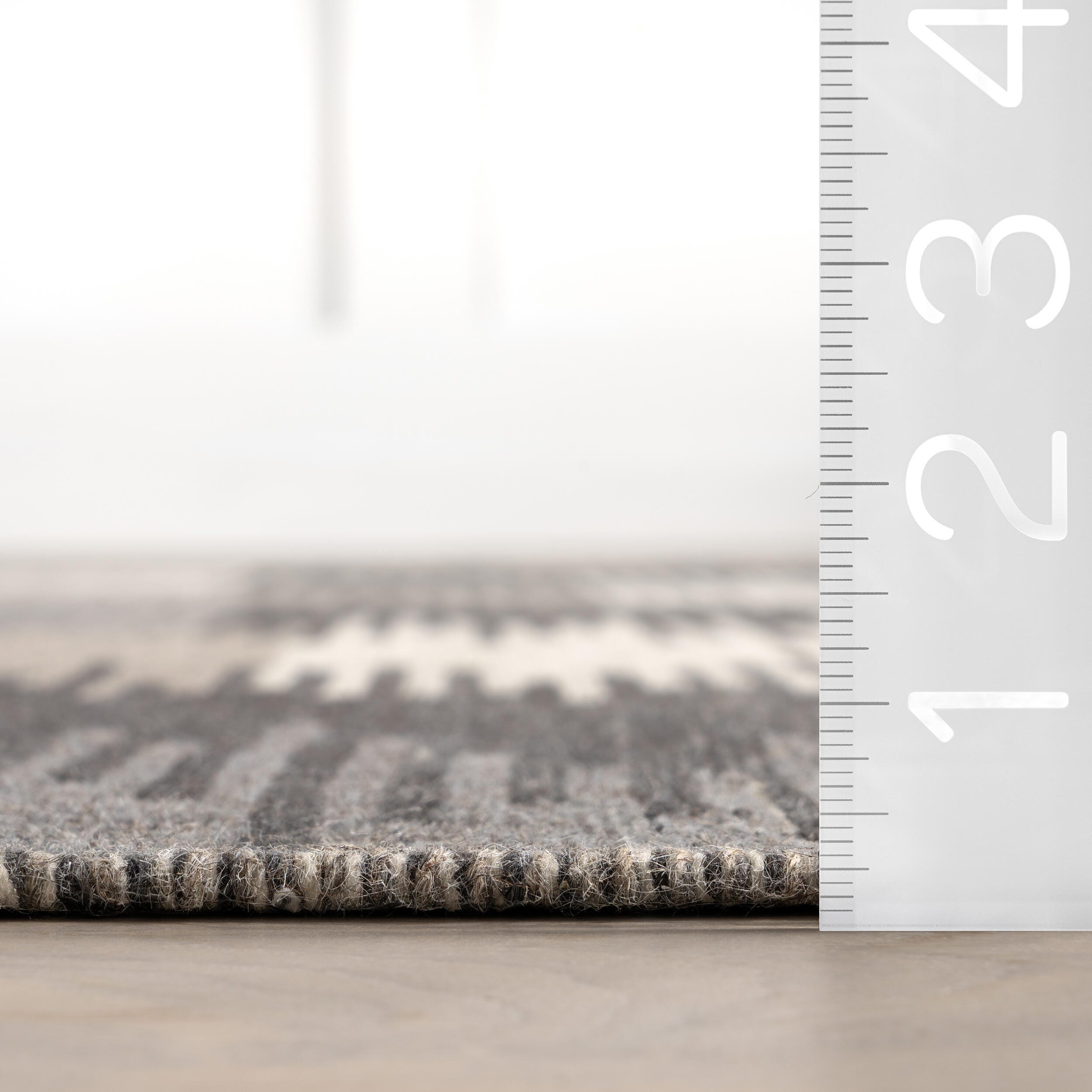 Rugs USA Memento 10' x 14' Area Rug, Charcoal, large