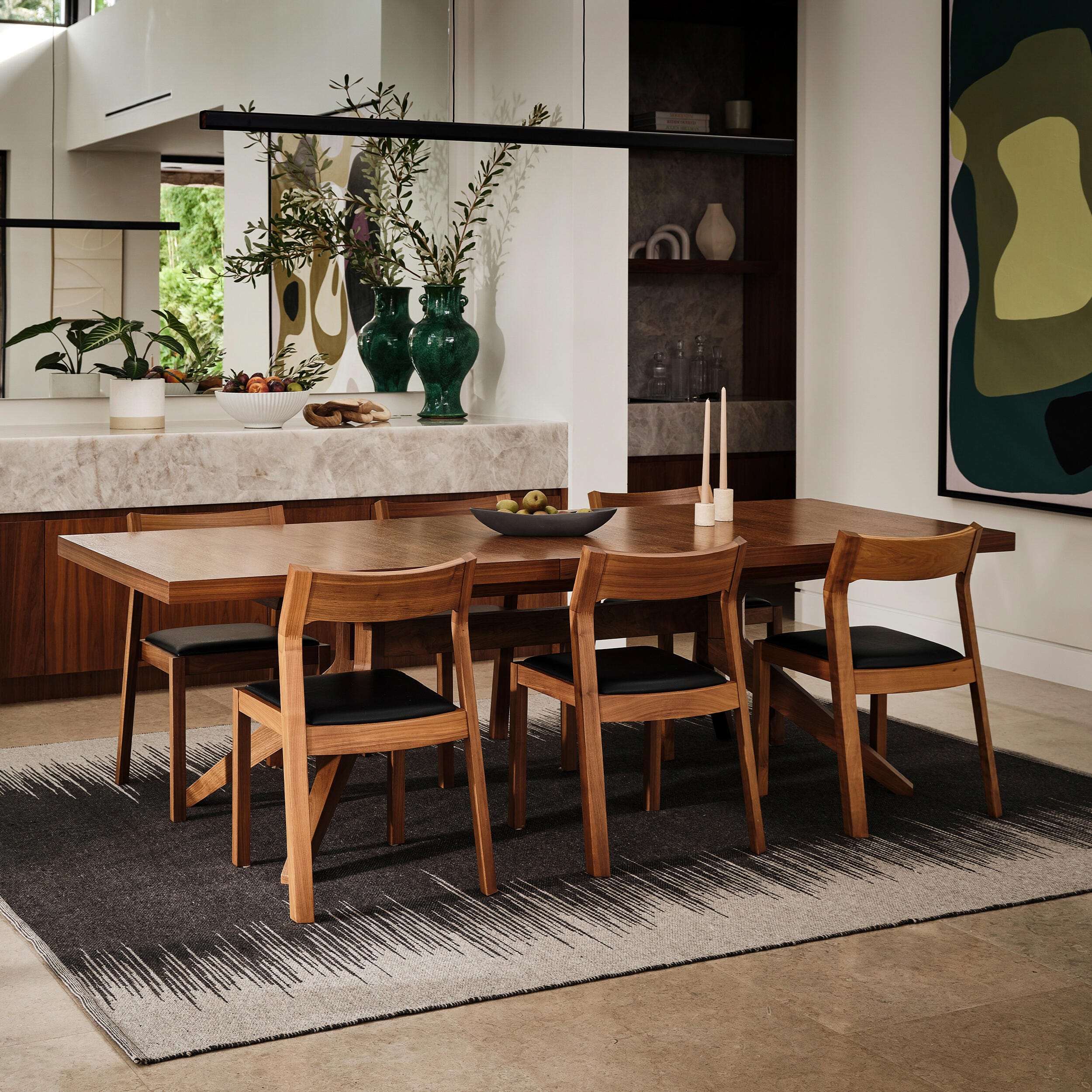 Rugs USA Wolf 10' x 14' Area Rug, Black, rollover