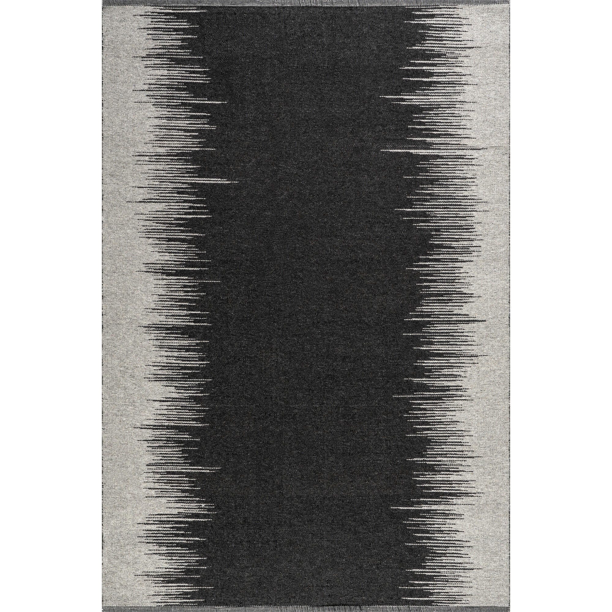 Rugs USA Wolf 6' x 9' Area Rug, Black, large