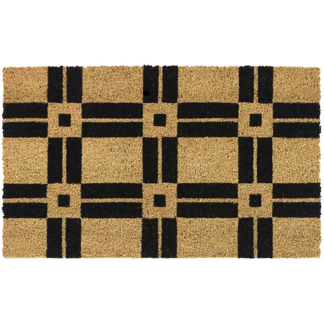 Balta Classic Geo 18" x 30" Doormat, Black