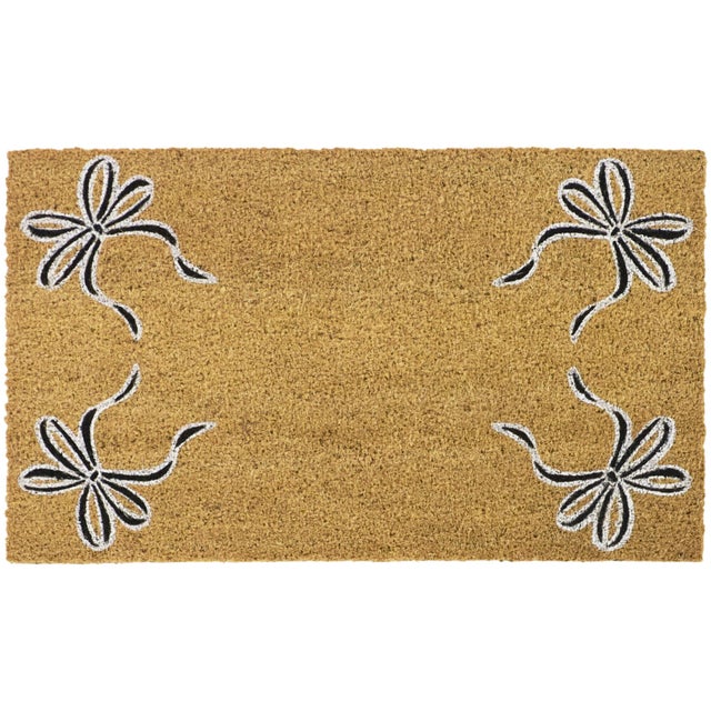 Balta Ribbons 18" x 30" Doormat, White