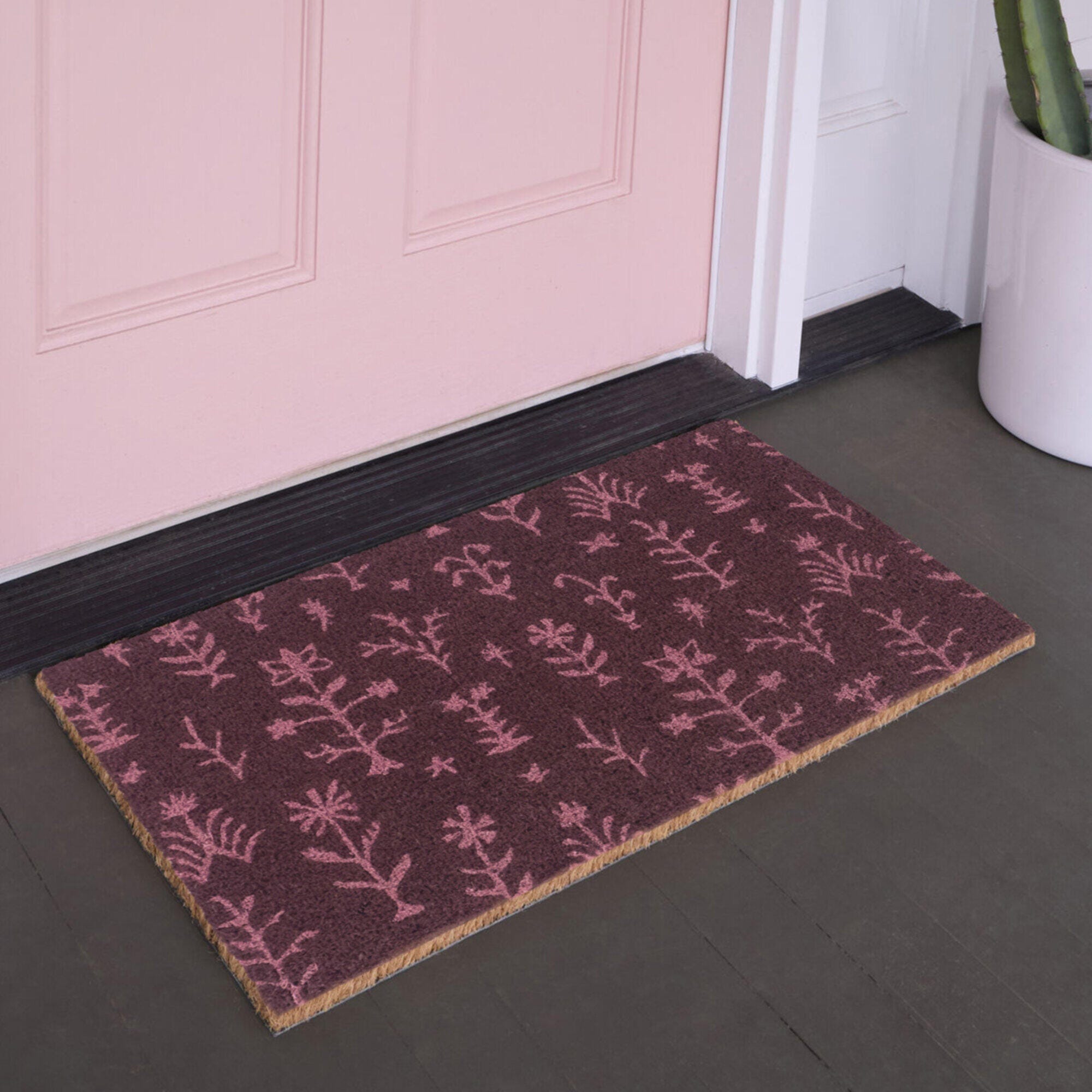 Balta Floral 18" x 30" Doormat, , rollover