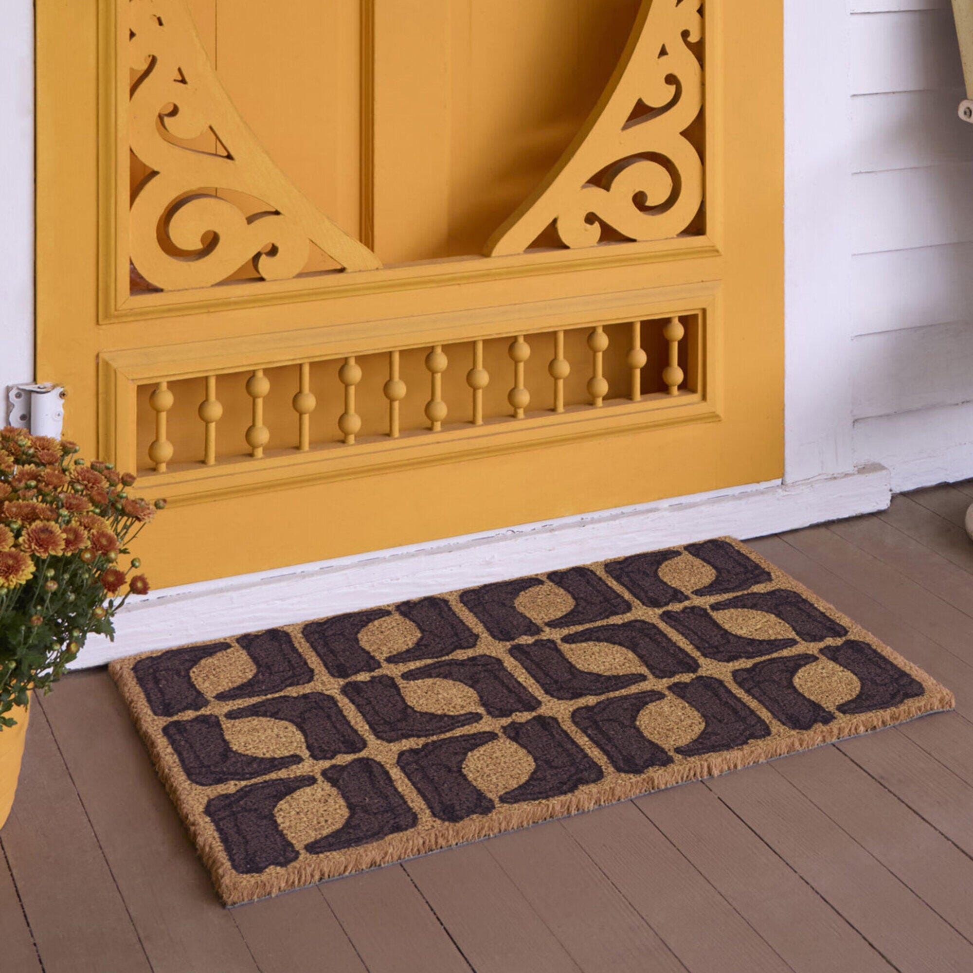 Balta Cowboy Boots 18" x 30" Doormat, , rollover