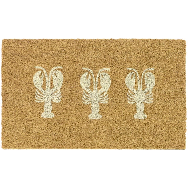 Balta Lobster 18" x 30" Doormat, Blue