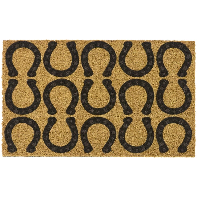 Balta Western Horsehoe 18" x 30"Doormat, Brown