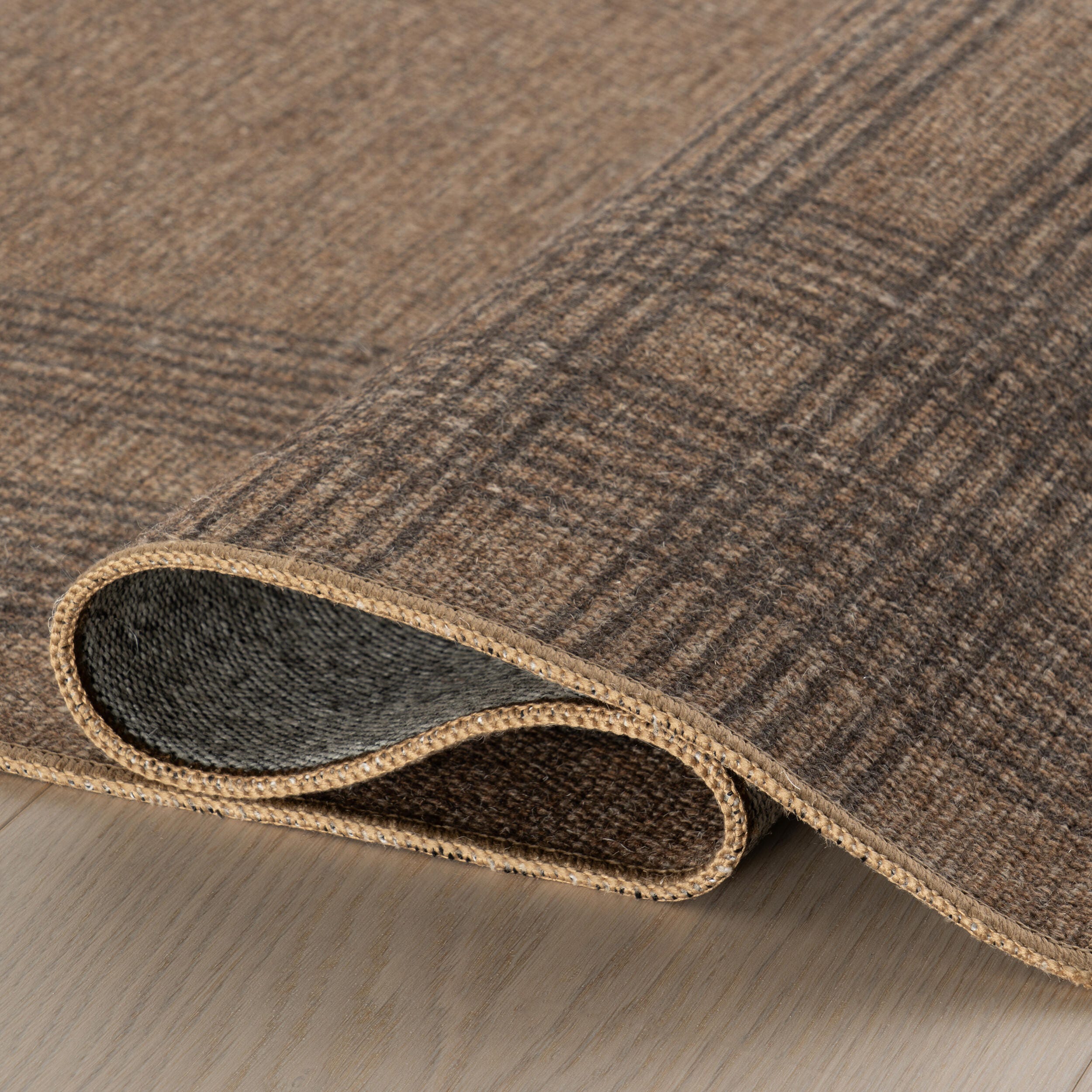 Rugs USA Bedford Washable 5' x 8' AreaRug, Tan, large