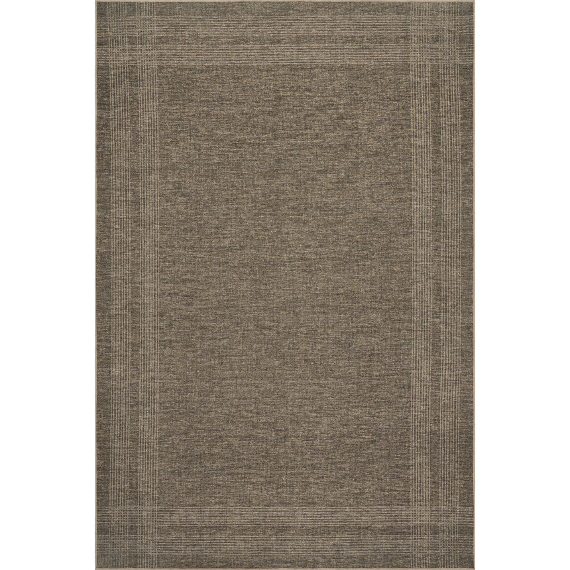 Rugs USA Bedford Washable 6' x 9' AreaRug, Brown, large