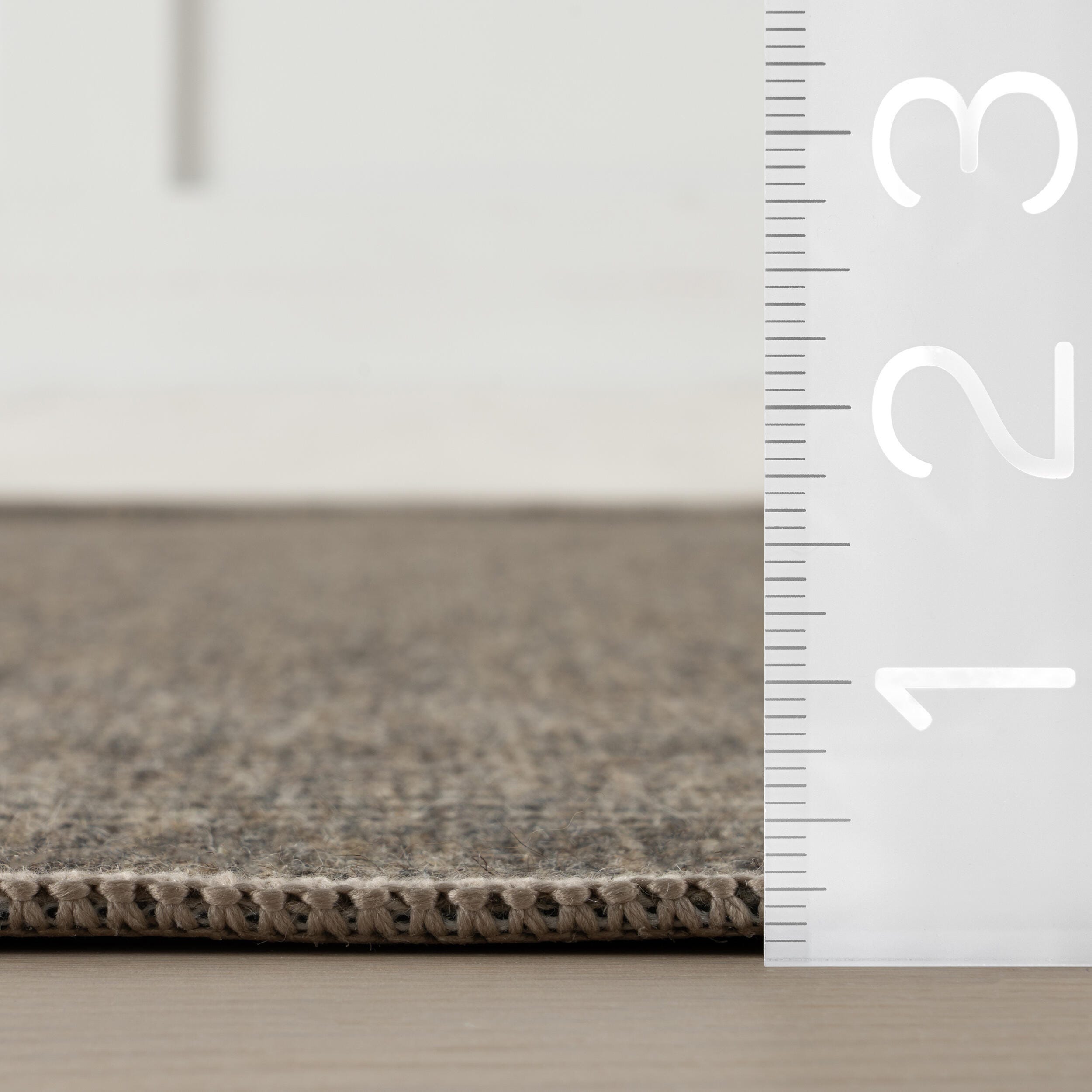 Rugs USA Bedford Washable 6' x 9' AreaRug, Brown, large