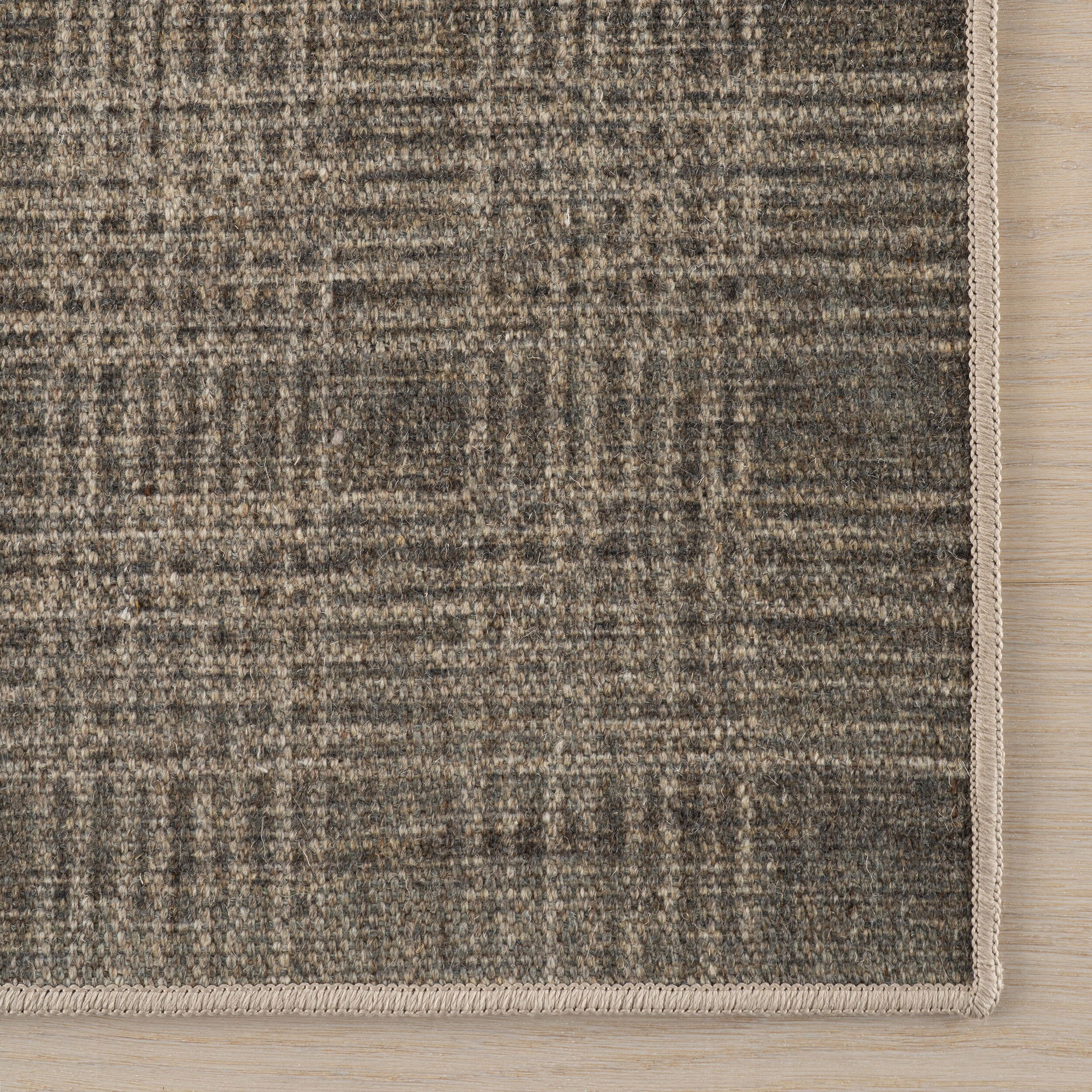 Rugs USA Bedford Washable 8' x 10' AreaRug, Brown, large