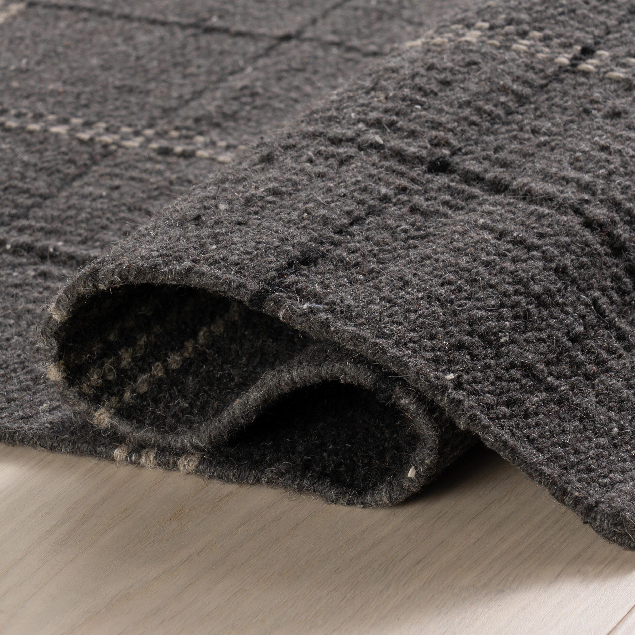 Rugs USA Downing 3' x 8' AreaRug, Black, large