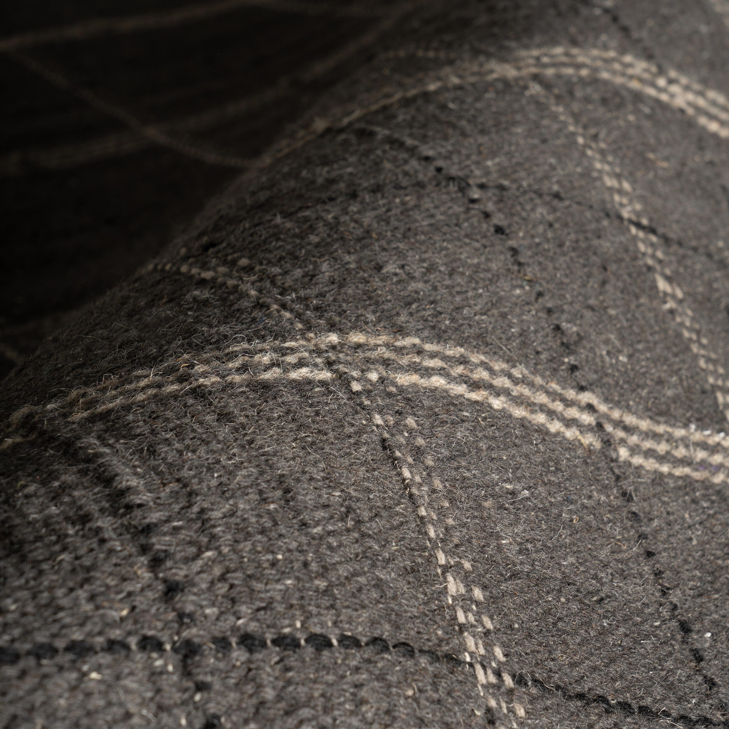 Rugs USA Downing 3' x 8' AreaRug, Black, large