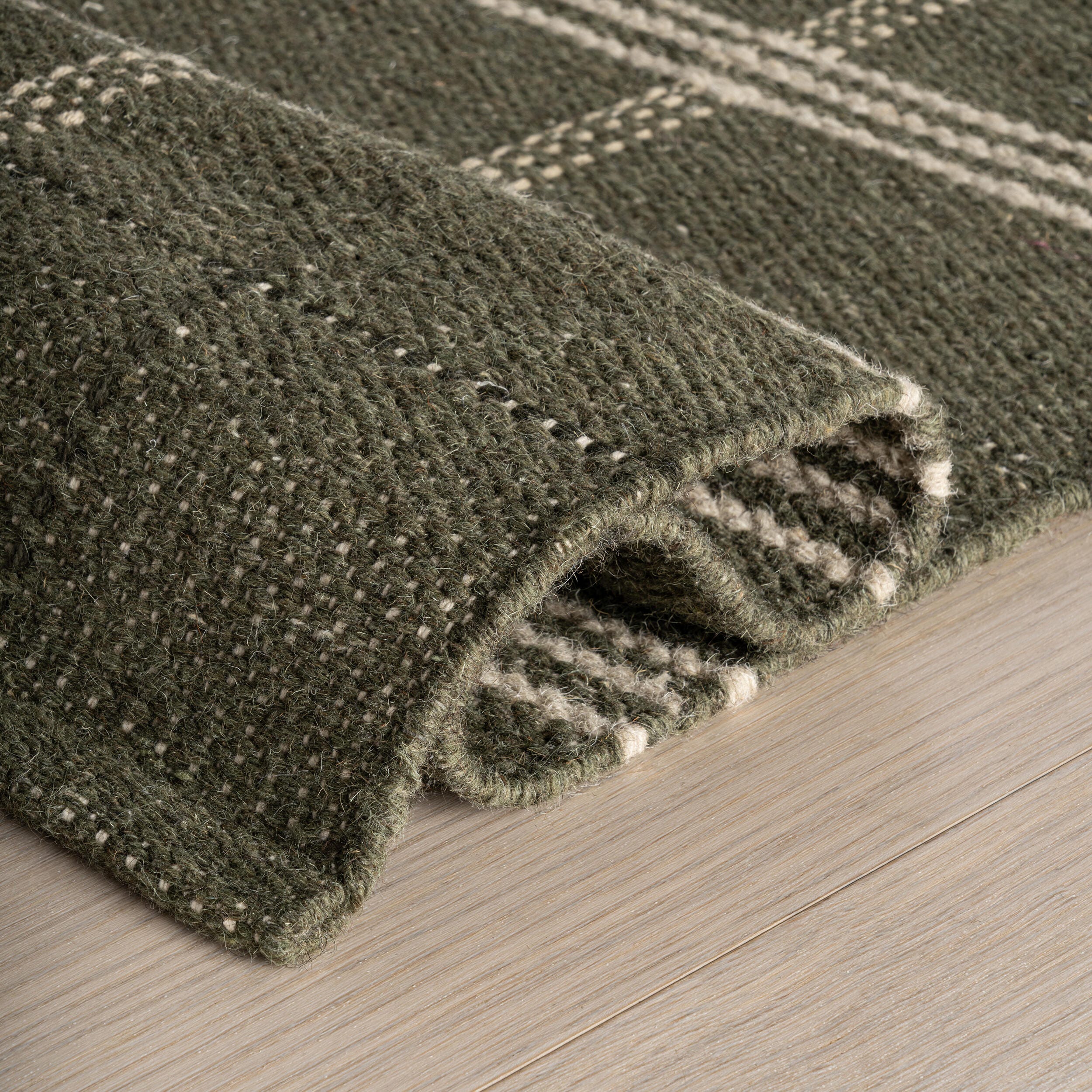 Rugs USA Downing 3' x 8' AreaRug, Green, large