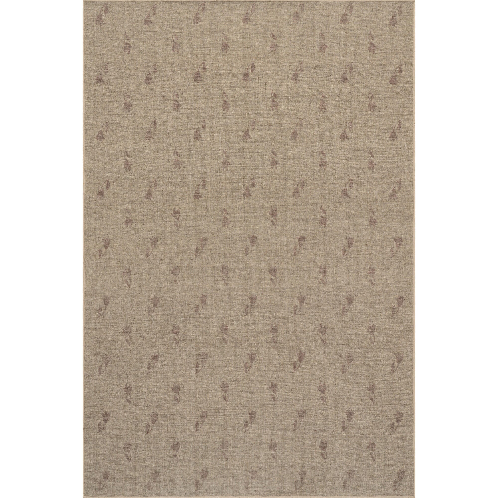 Rugs USA Flora Washable 5' x 8' AreaRug, Burgundy, large