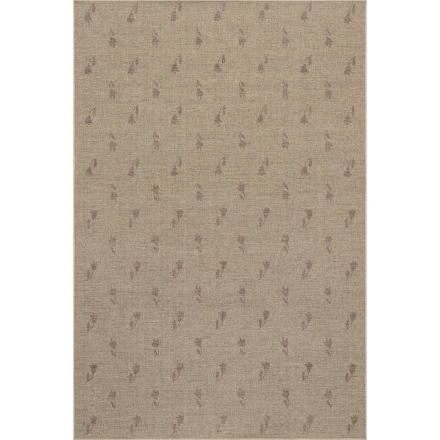 Nate Berkus x Rugs USA Flora Machine Washable 8x10 Area Rug, Burgundy
