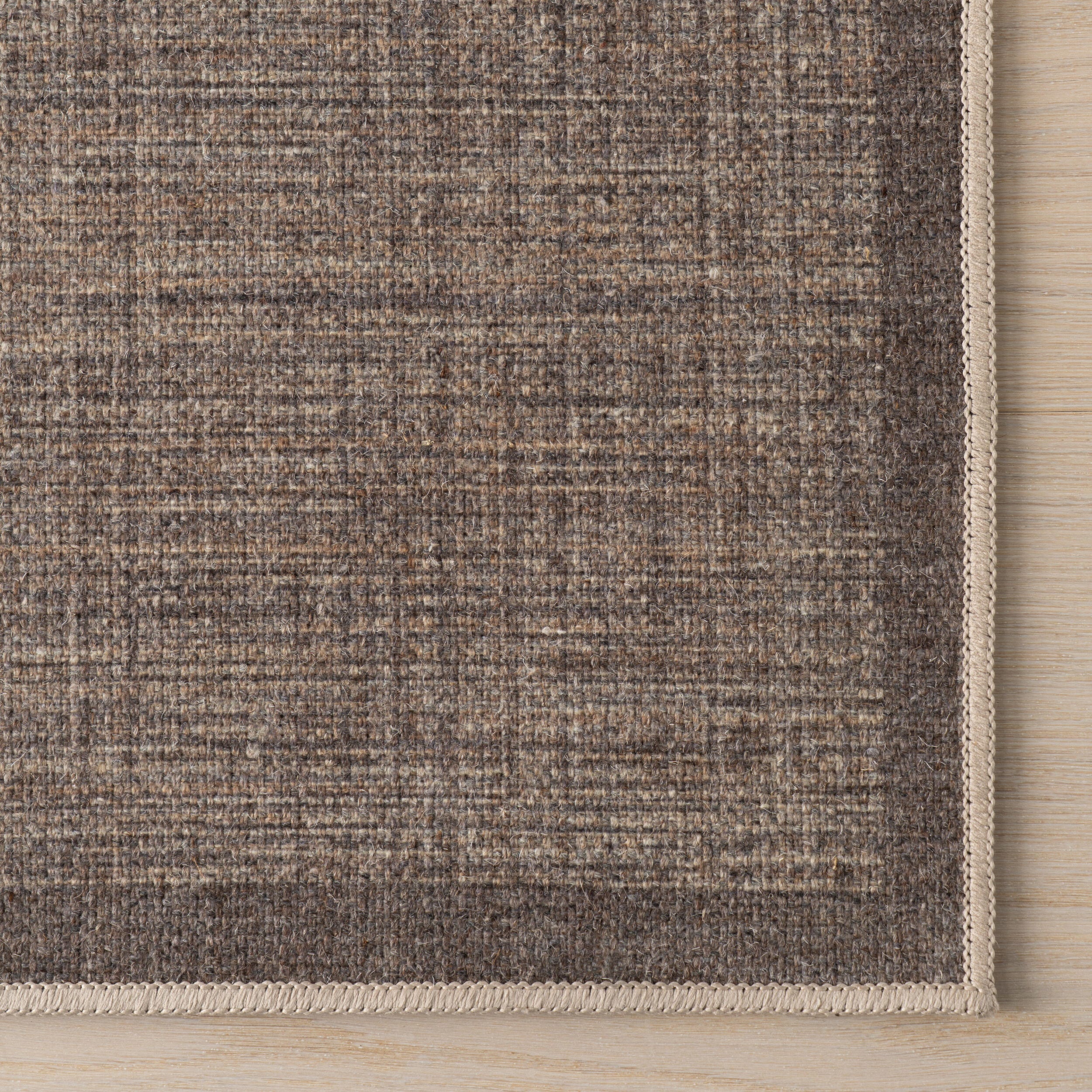 Rugs USA Palmer Washable 2' x 3' AreaRug, Burgundy, large