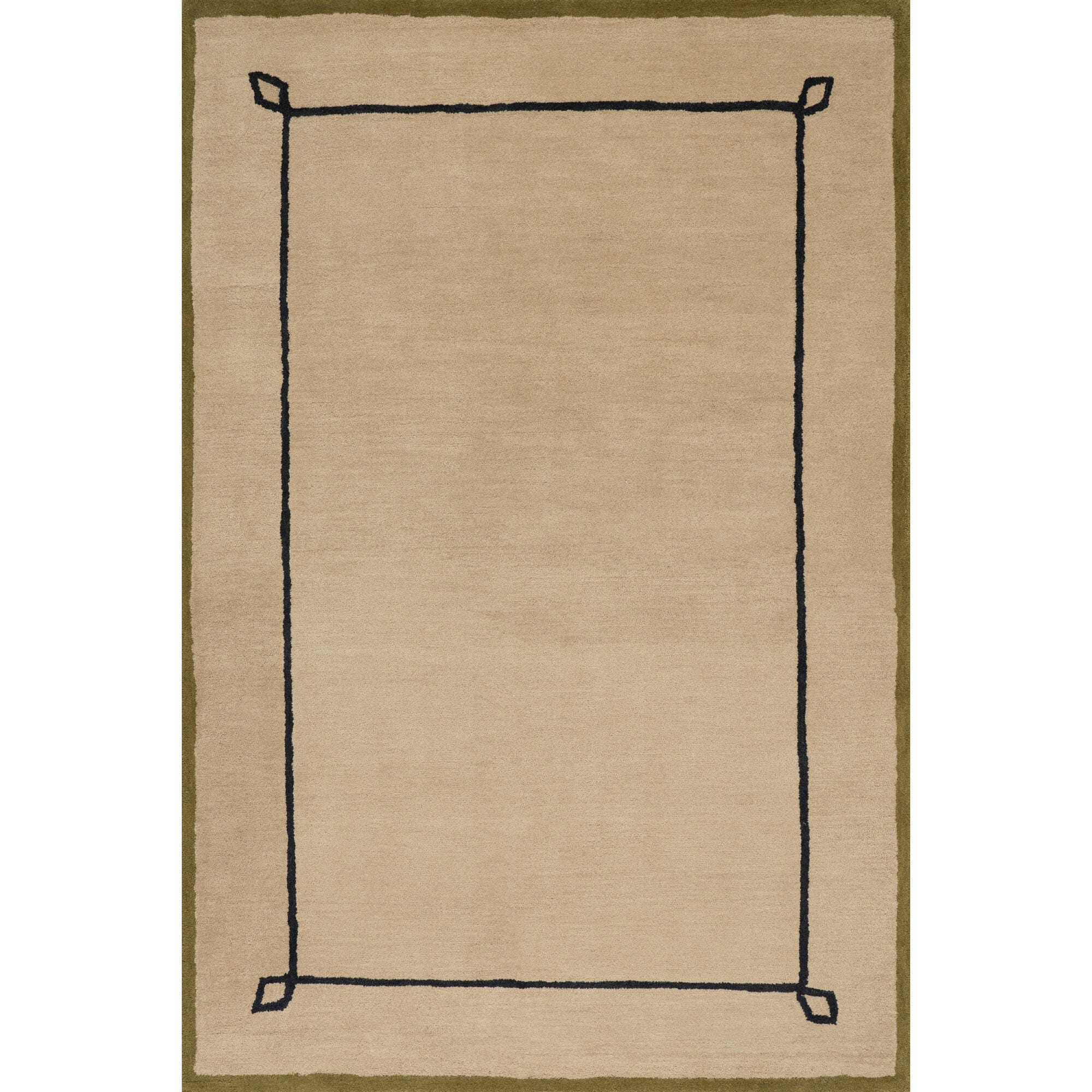 Rugs USA Serge 3' x 8' AreaRug, Tan, large