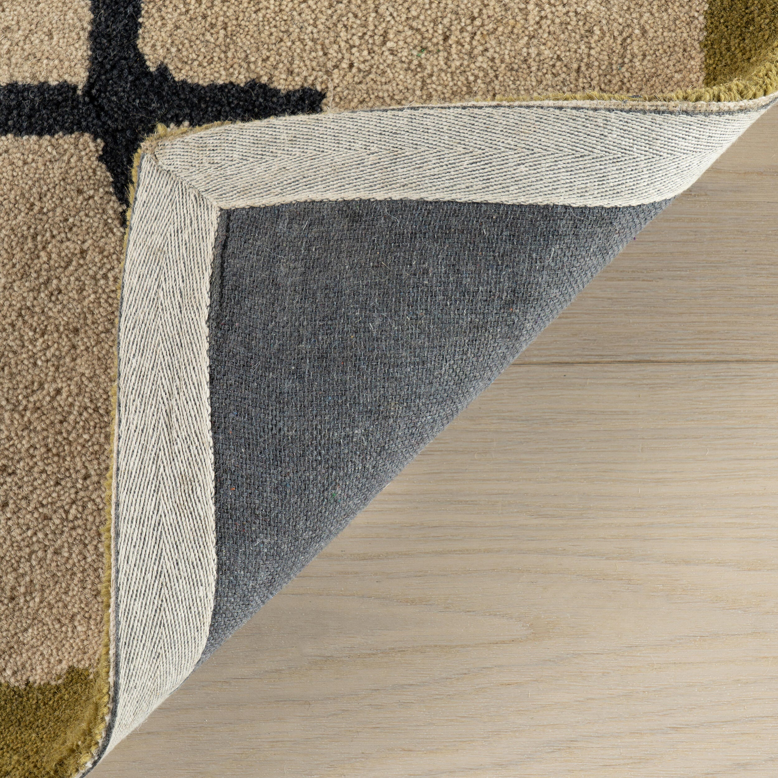 Rugs USA Serge 3' x 5' AreaRug, Tan, large