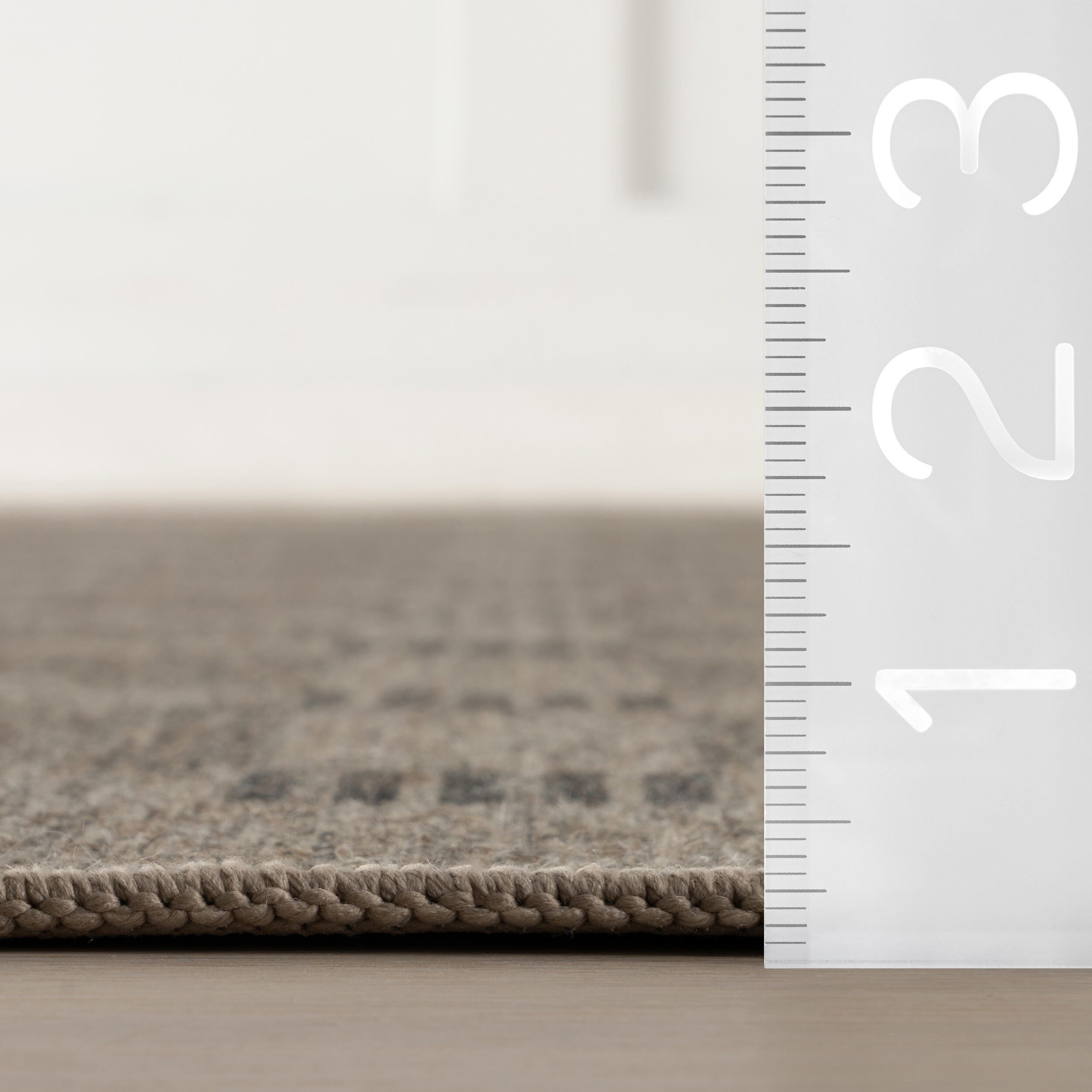 Rugs USA Walker Washable 3' x 5' AreaRug, Brown, large