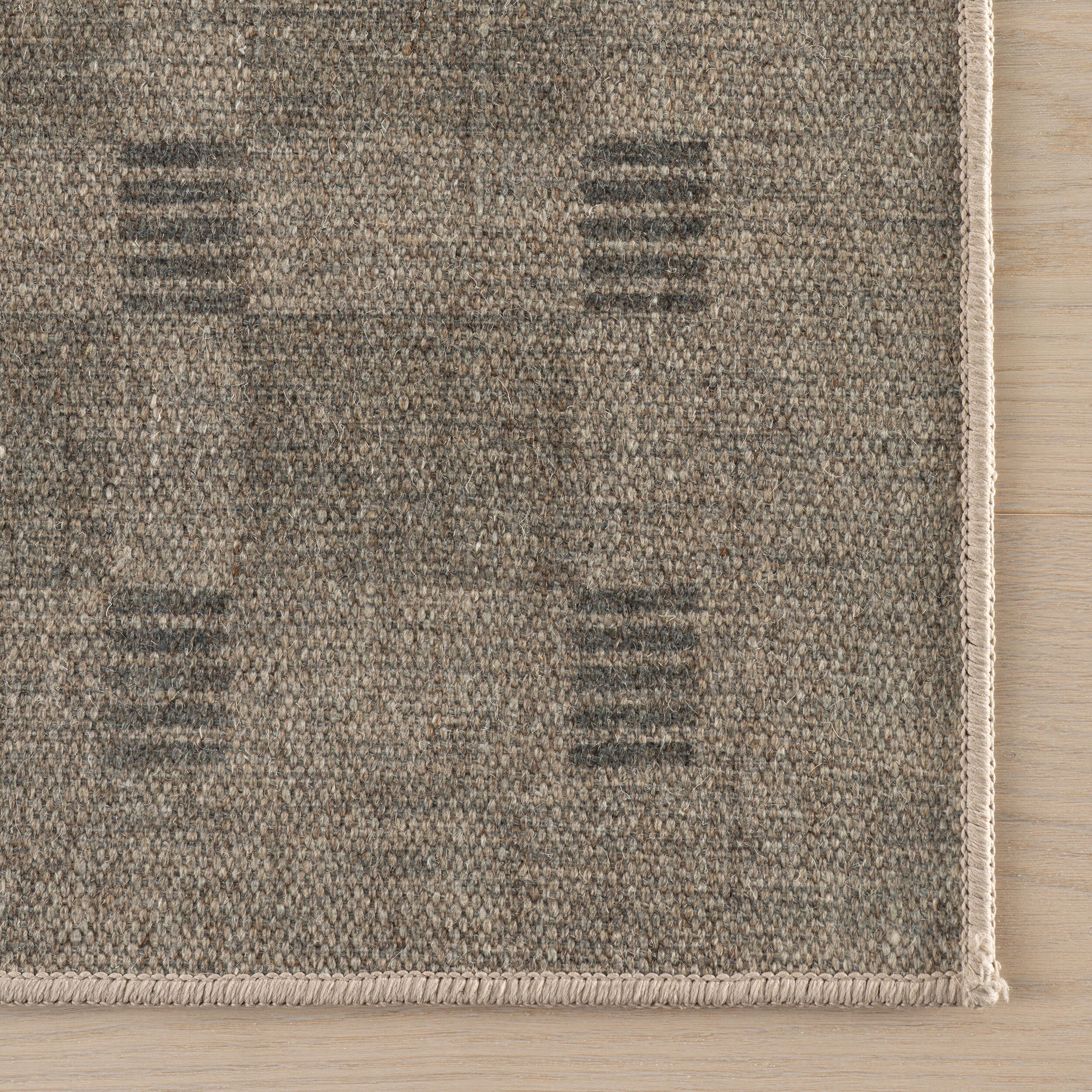 Rugs USA Walker Washable 3' x 5' AreaRug, Brown, large