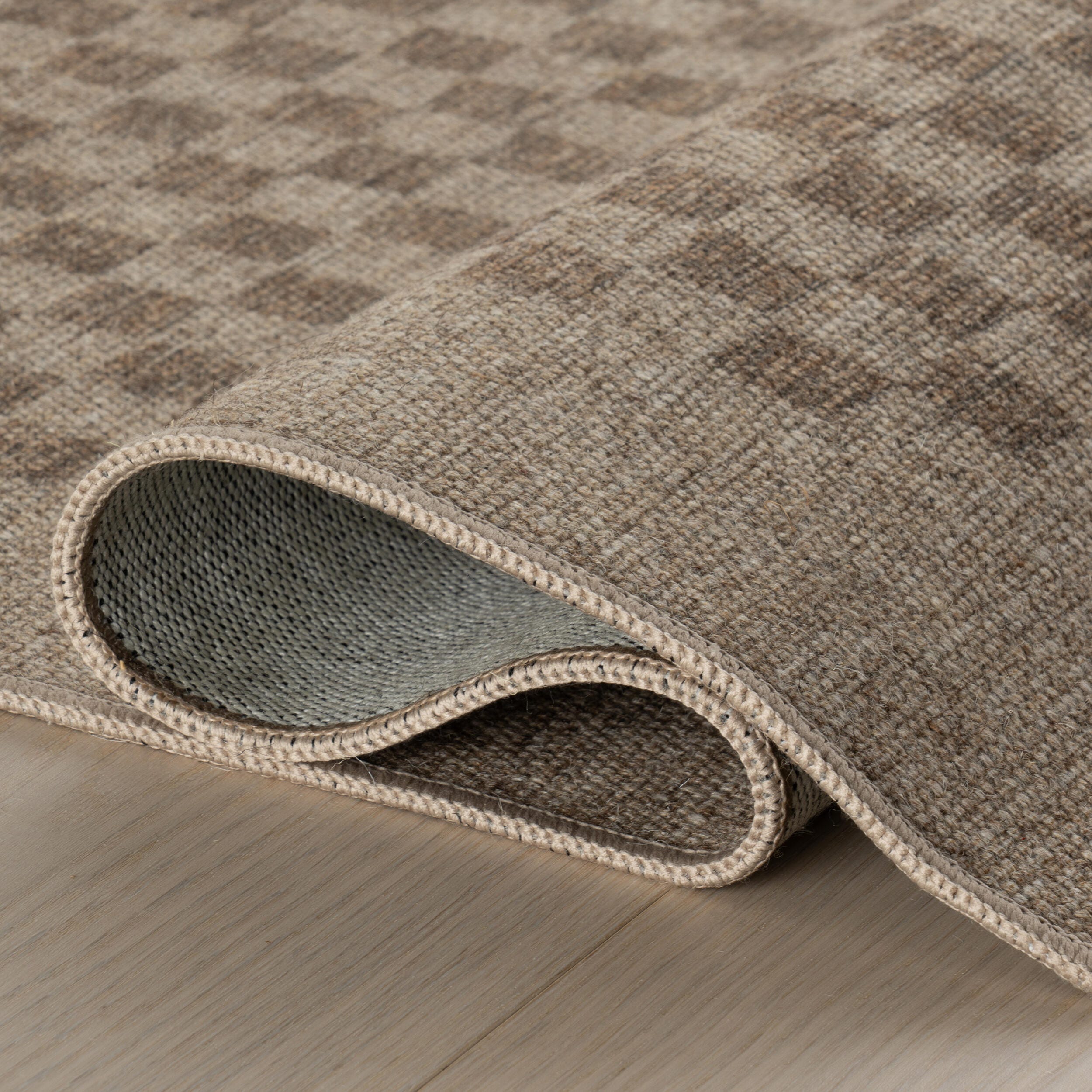Rugs USA Watts Washable 3' x 8' AreaRug, Brown, large