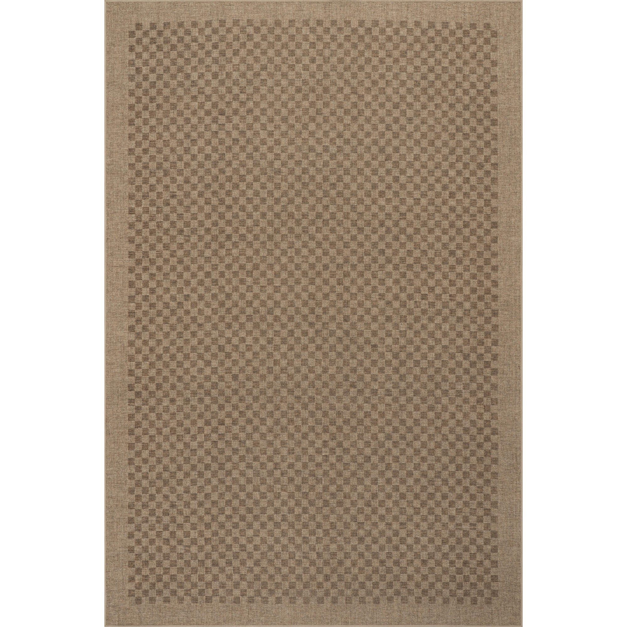 Rugs USA Watts Washable 3' x 5' AreaRug, Brown, large
