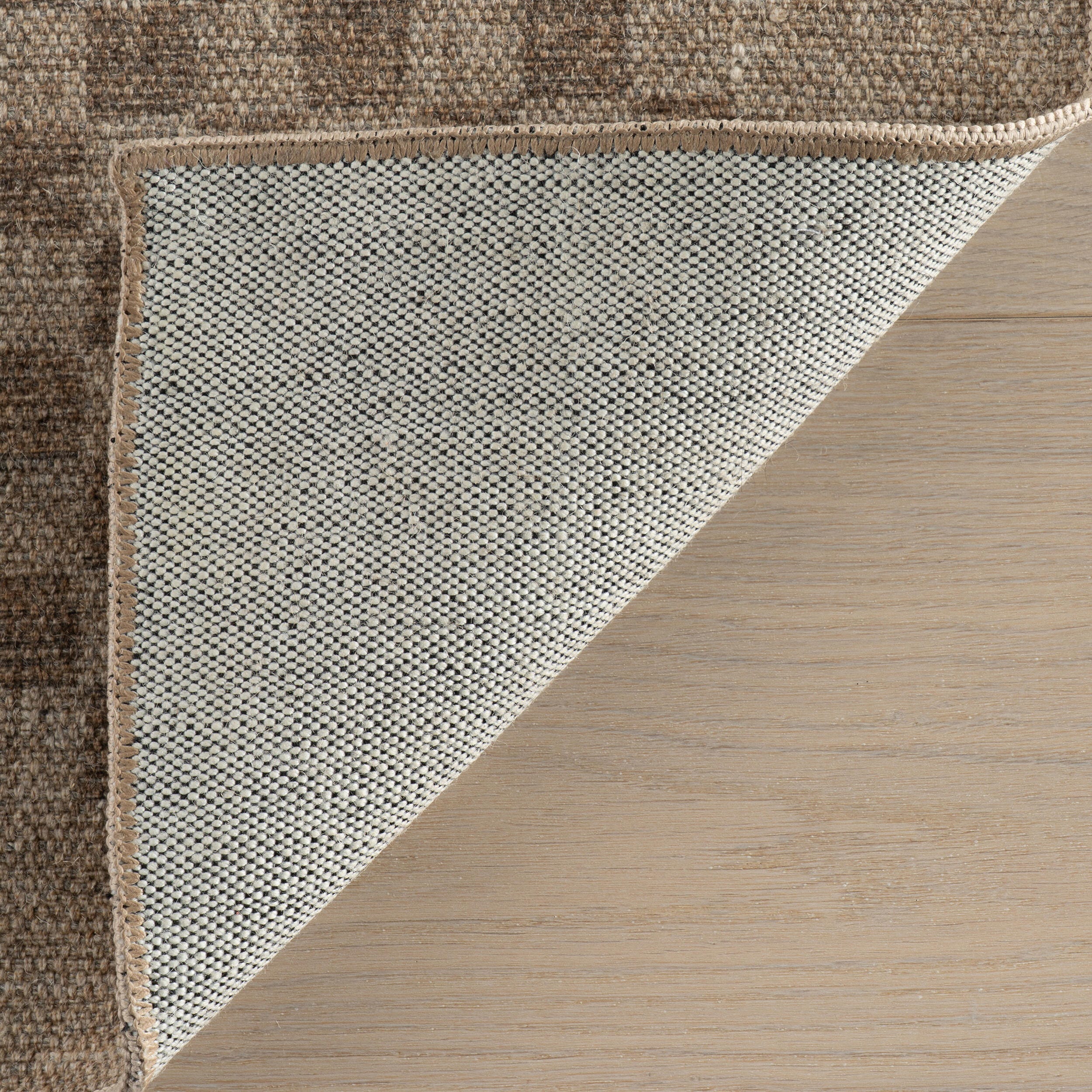 Rugs USA Watts Washable 6' x 9' AreaRug, Brown, large