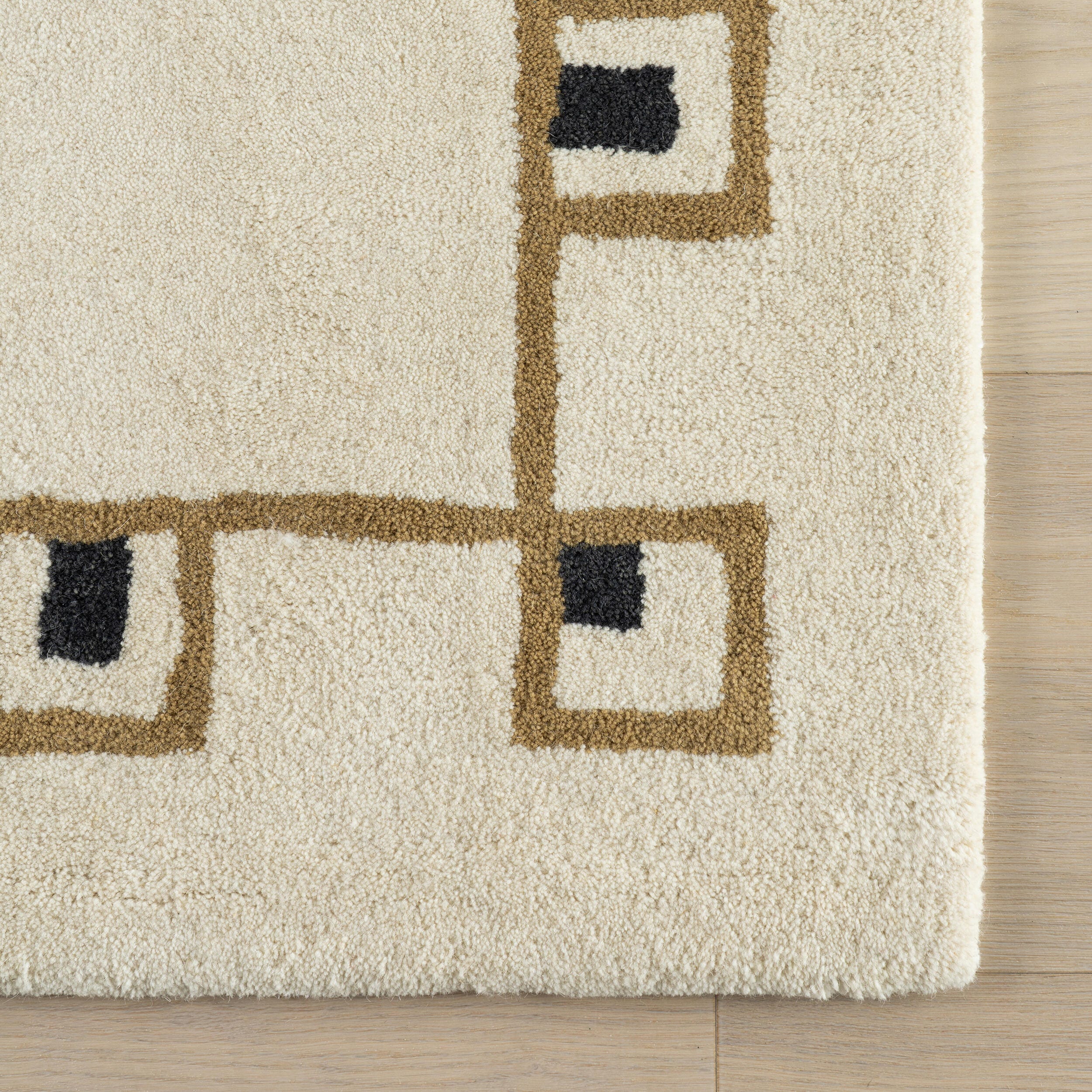 Rugs USA Yves 6' x 9' AreaRug, Ivory, large