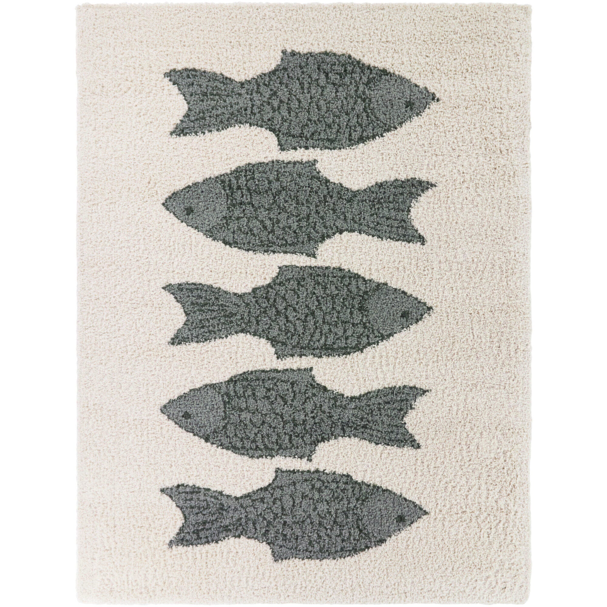 Balta Rugs Kids 5' 3" x 7' Area Rug, Gray/Ivory, large