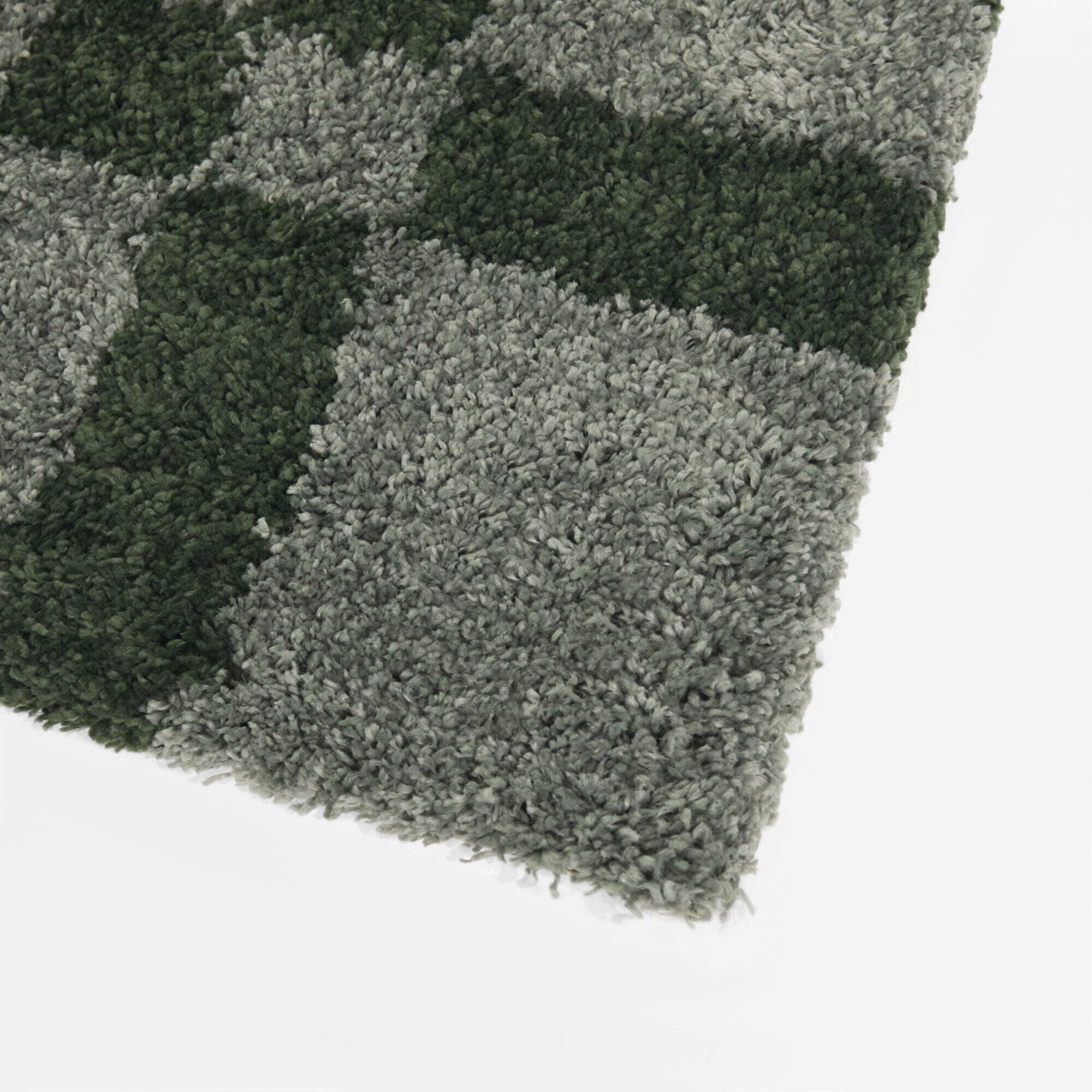 Balta Rugs Checkered 4' 4" x 6' Area Rug, Green/Gray, large