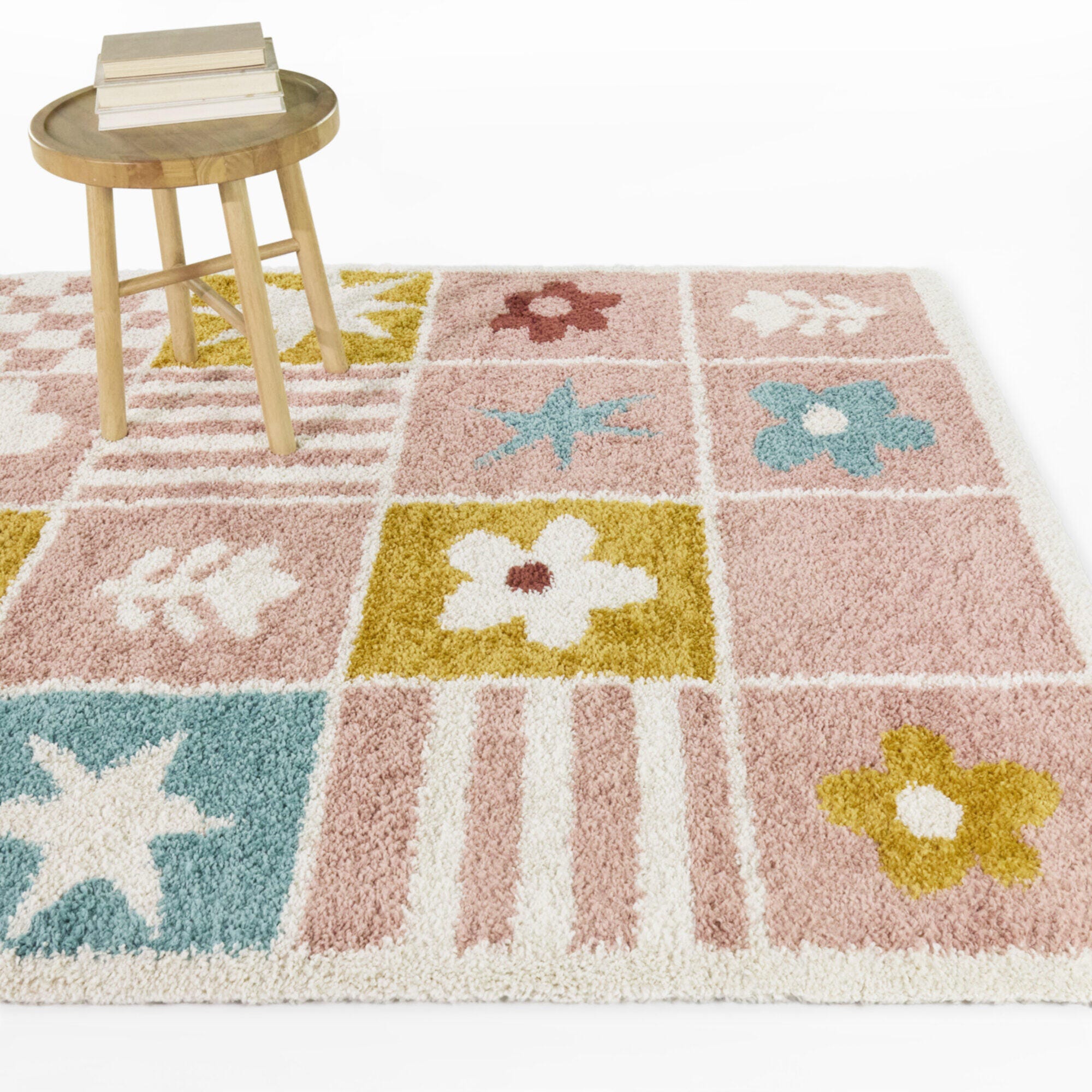 Balta Rugs Colorblock 4' 4" x 6' Area Rug, Multi, rollover