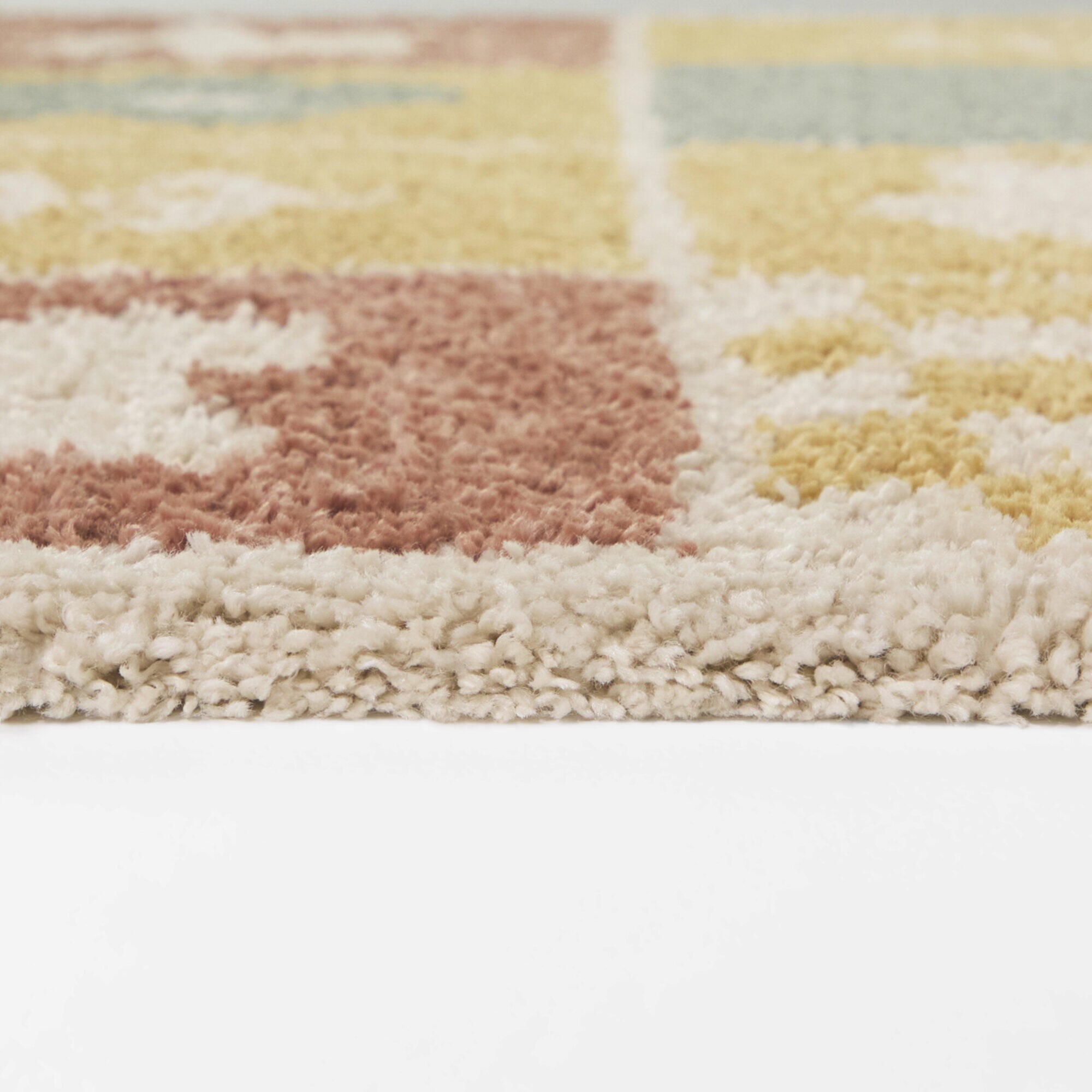 Balta Rugs Flower 4' 4" x 6' Area Rug, Yellow, large