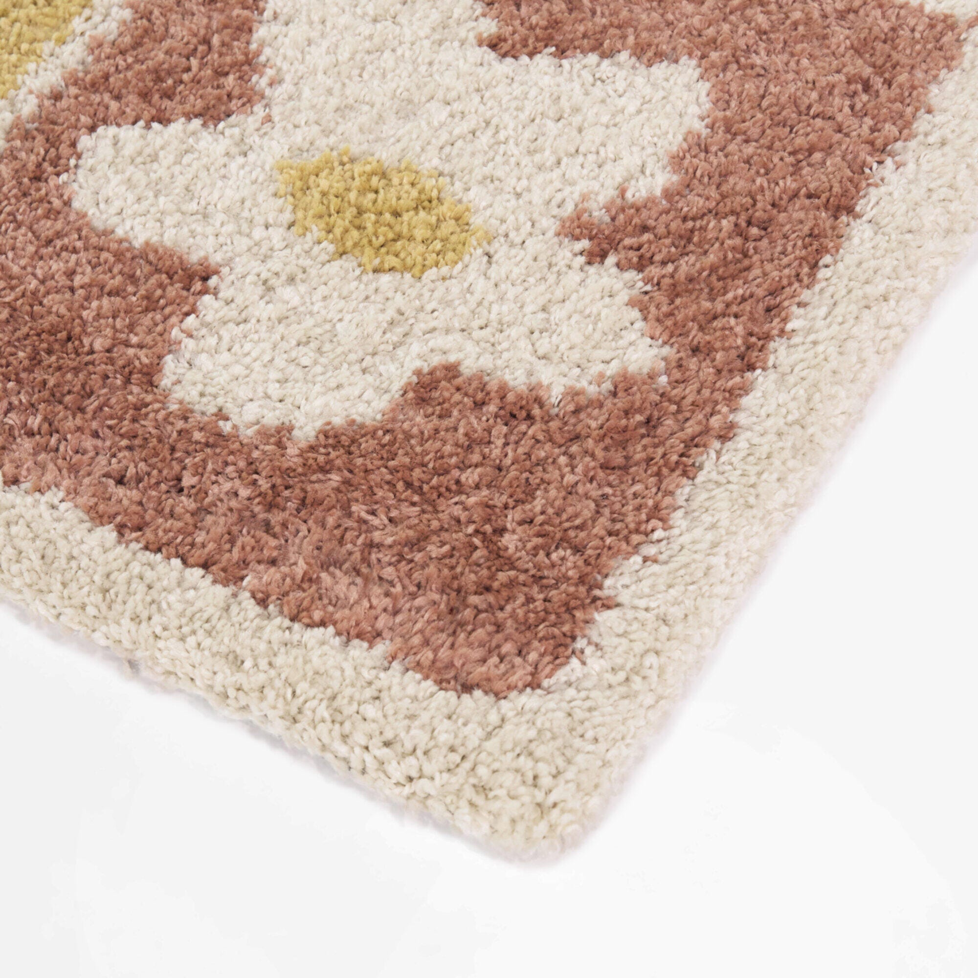 Balta Rugs Flower 5' 3" x 7' Area Rug, Yellow, large