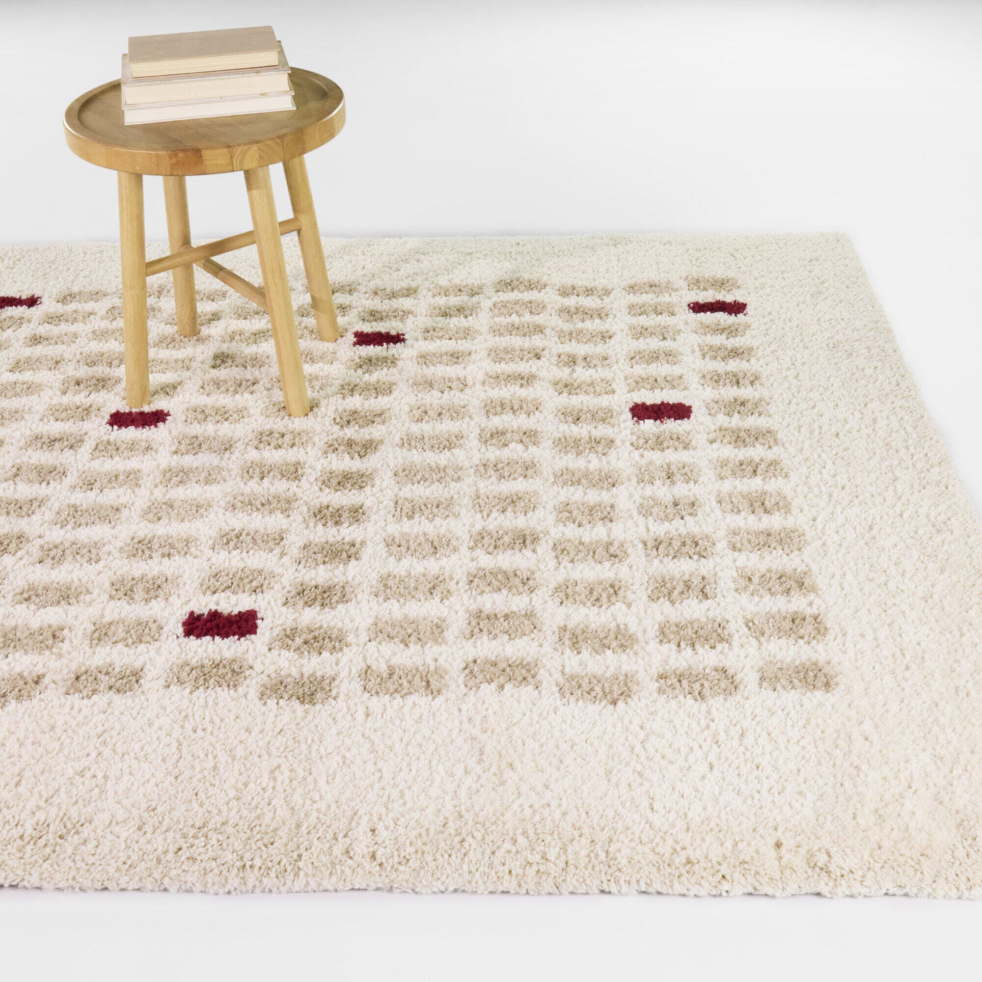 Balta Rugs Geometric 7' 10" x 10' Area Rug, Beige, rollover